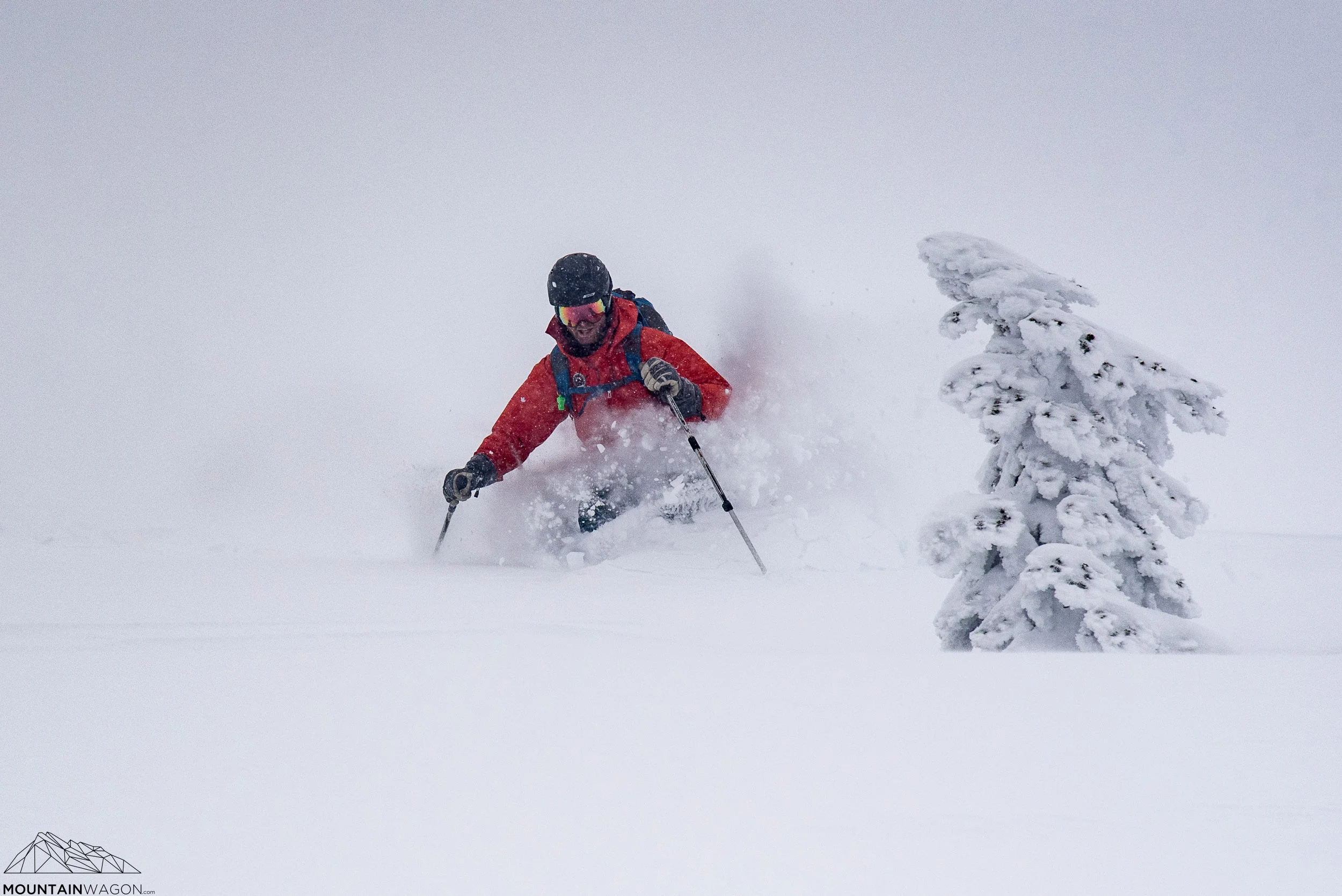 Ski guide Sam doing some quality control. Pass!