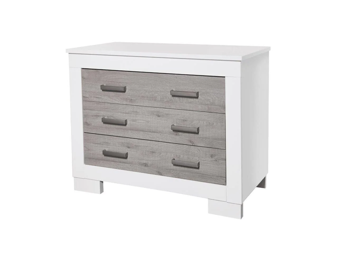Charnwood - Lucca Chest including changer (White with Ash Tones)