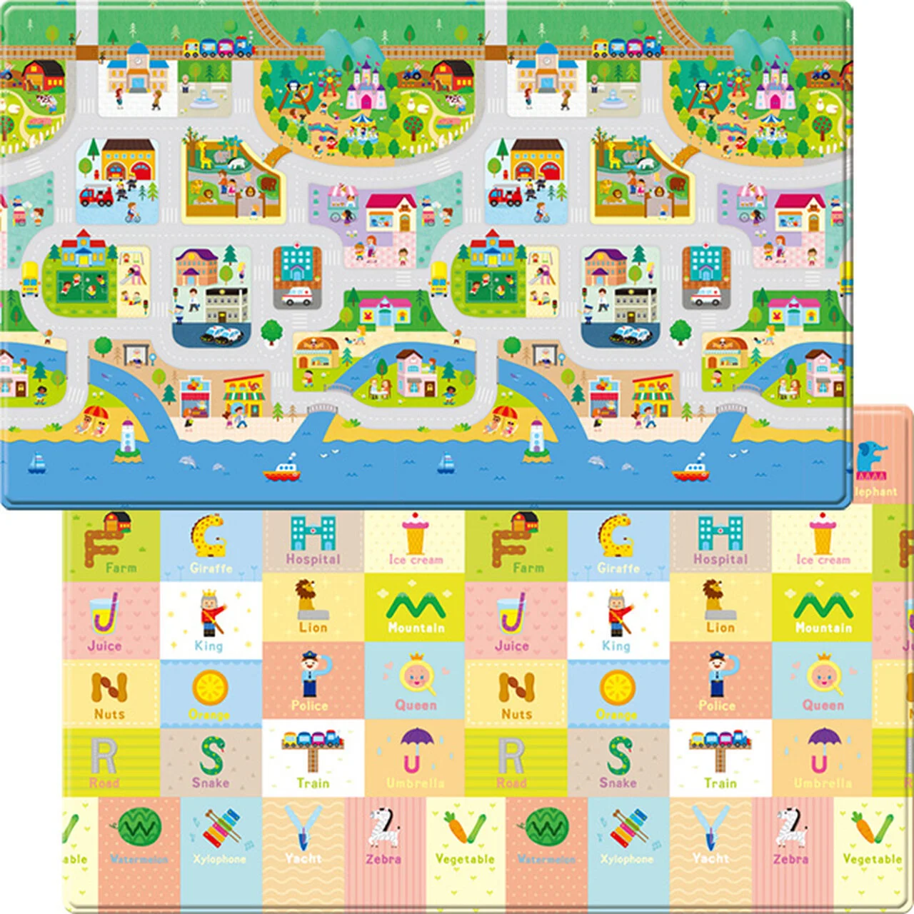 Big Town Baby Playmat by Dwinguler - EXTRA LARGE
