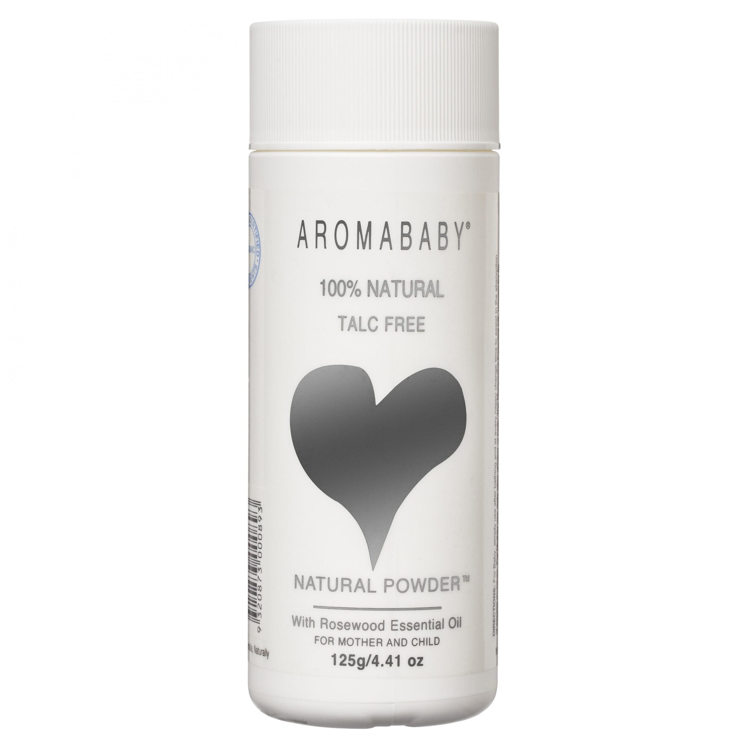 Aromababy Natural Powder with Rosewood & Chamomile 125g