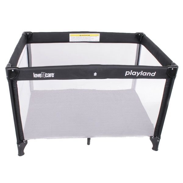 Love n Care - Playland Travel Cot (NERO)
