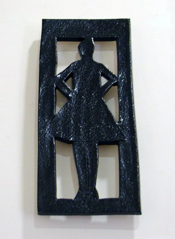 Ladies room sign, 1999 Ceramic Nishi Sanjyo Branch 西三条店