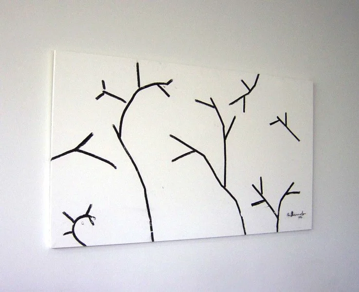 Drawing of branches, 2002 Charcoal on paper, 100 x 140 cm Makomanai branch 真駒内店