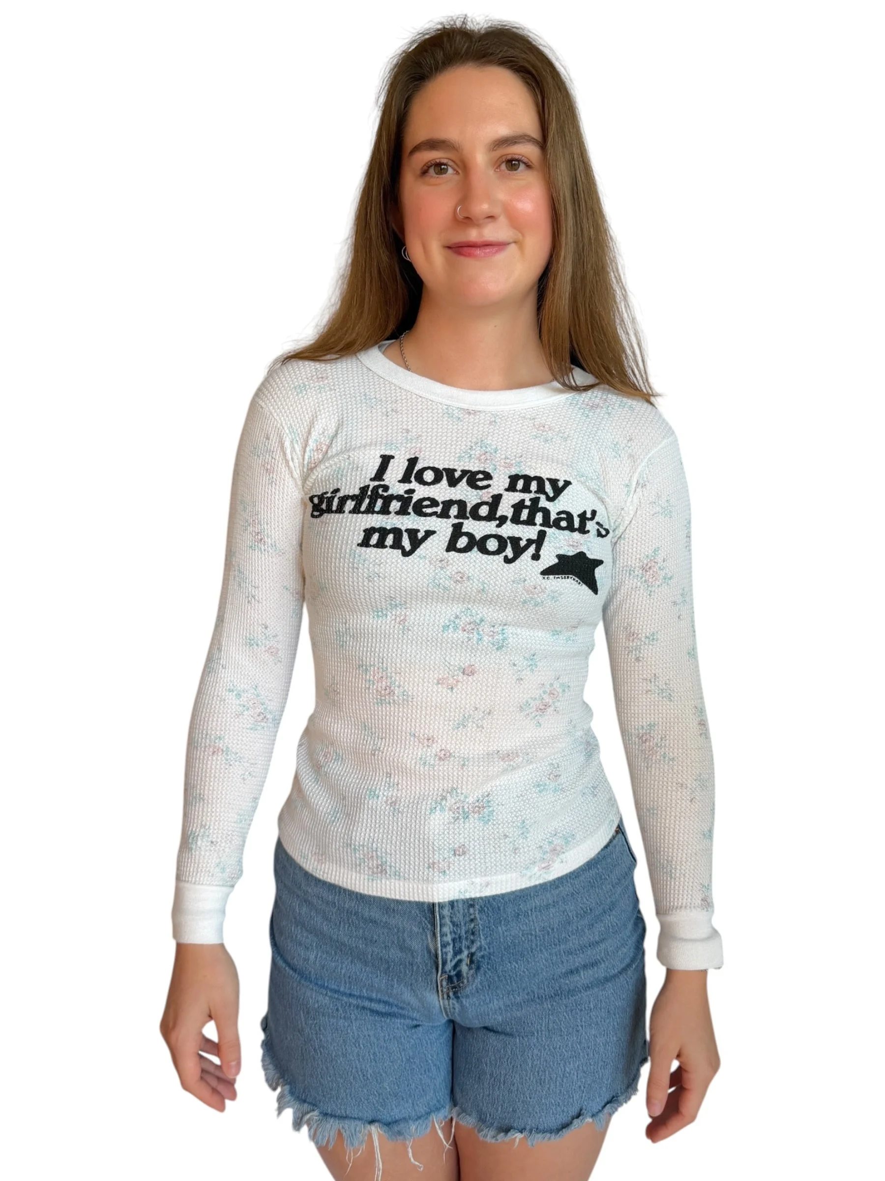 I Love My Girlfriend, That's My Boy Tee - S