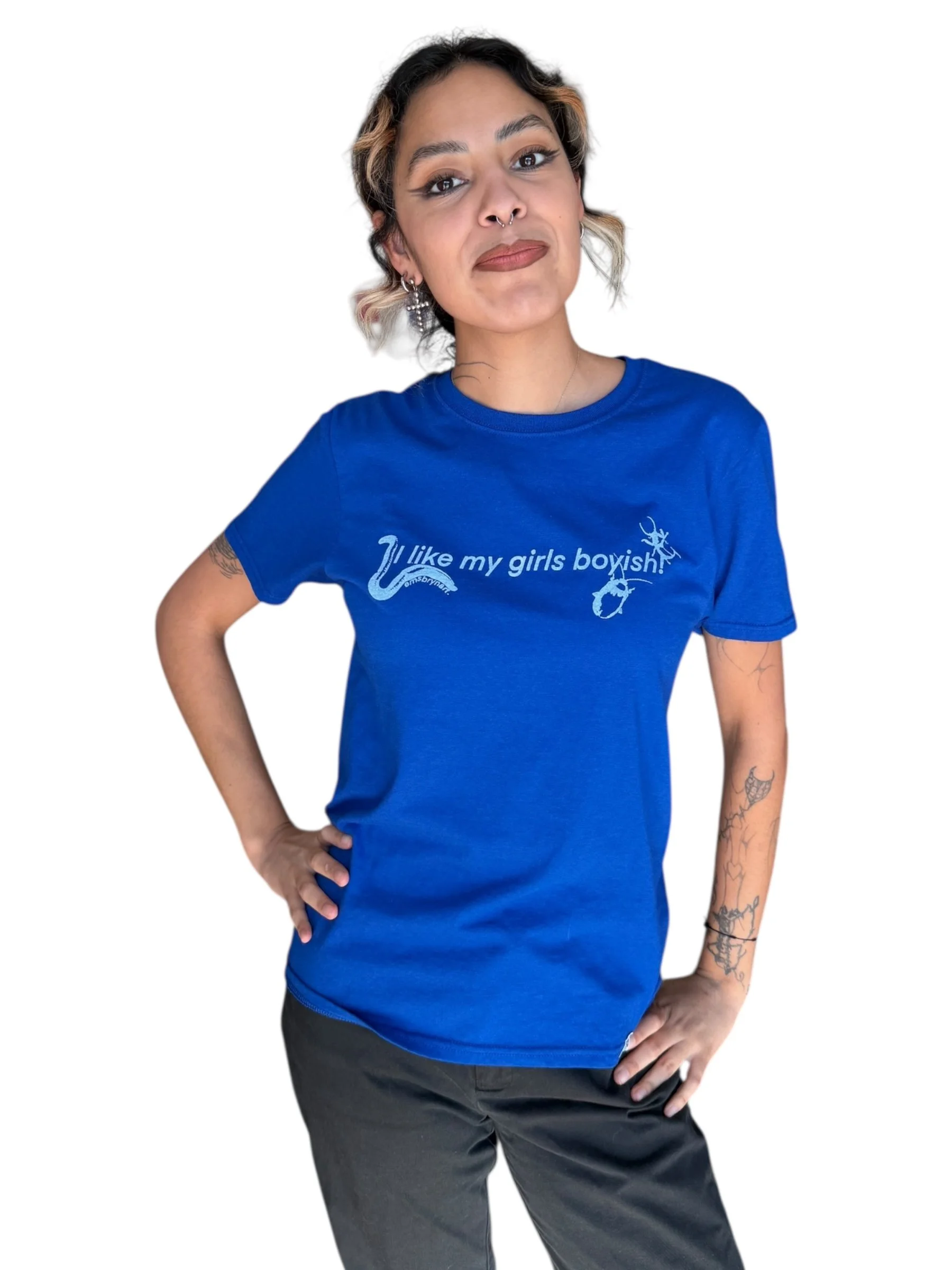 i like my girls boyish tee - s