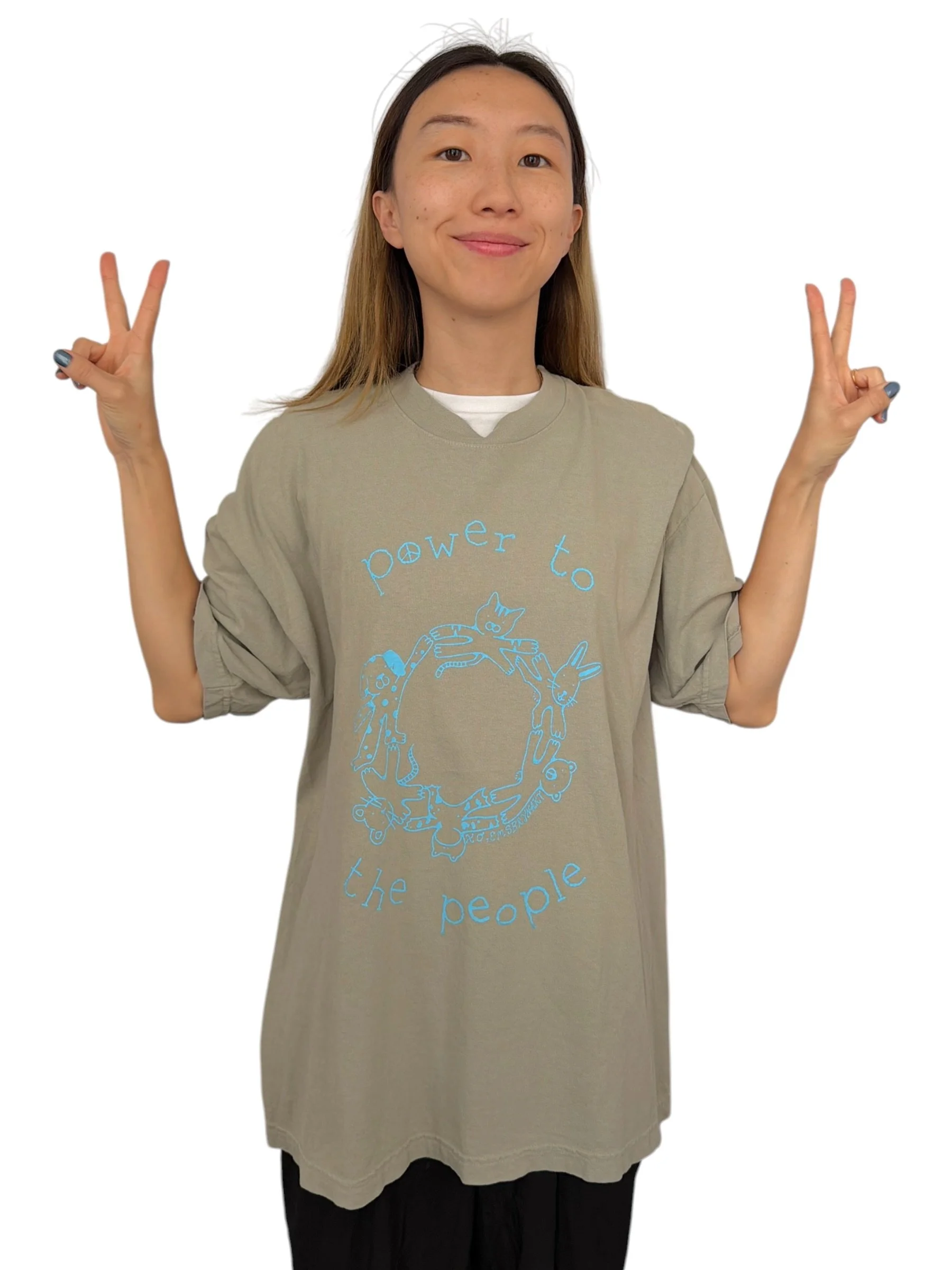 Power to the People Tee - L