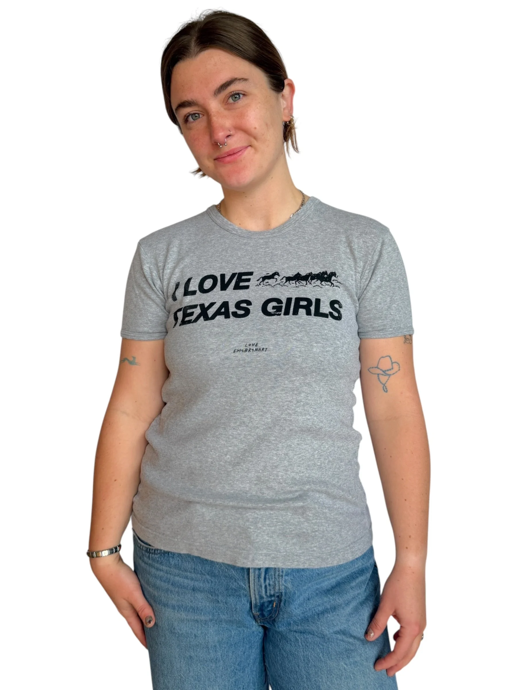 I Love Texas Girls Tee - L