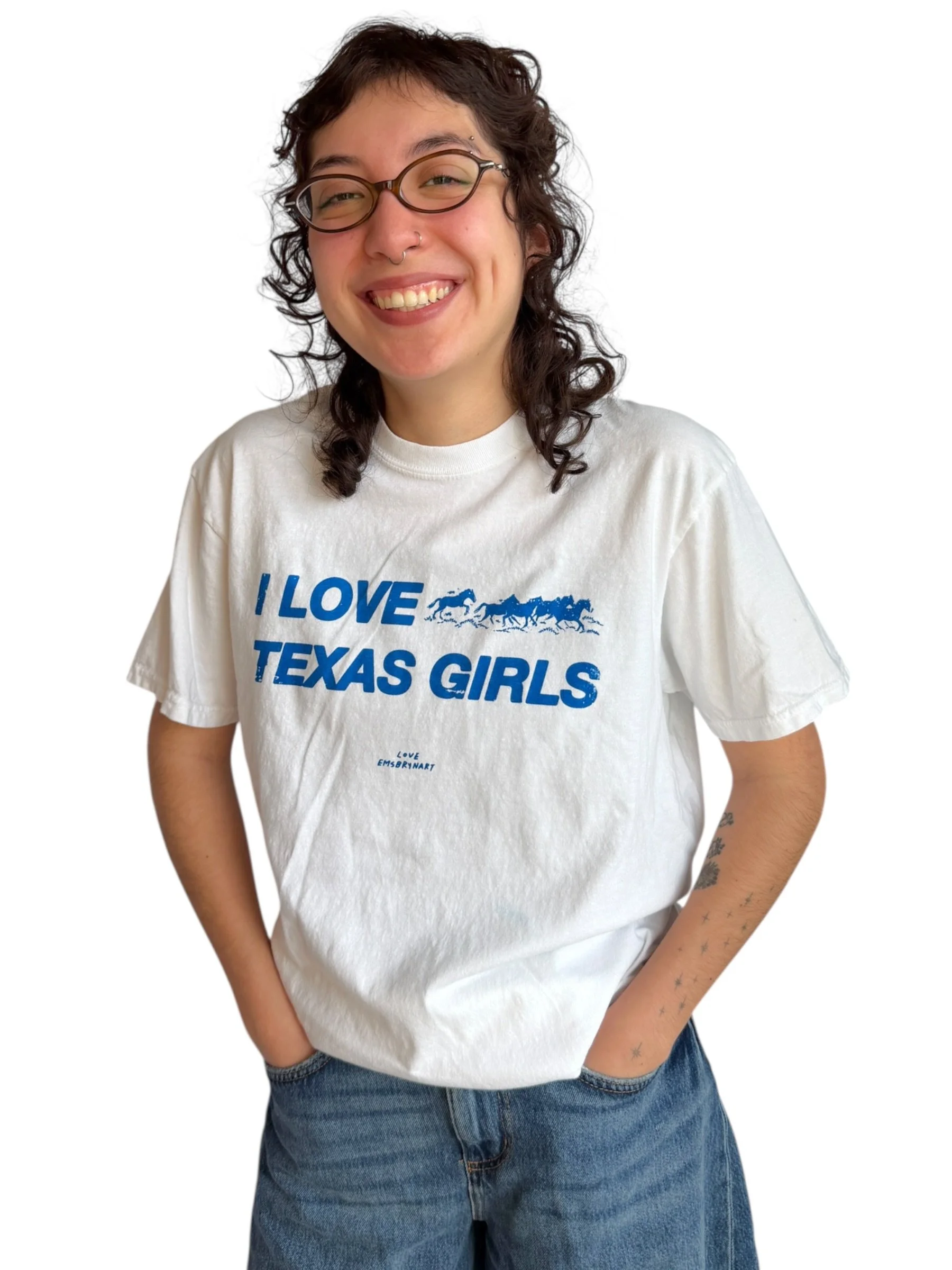 I Love Texas Girls Tee - M