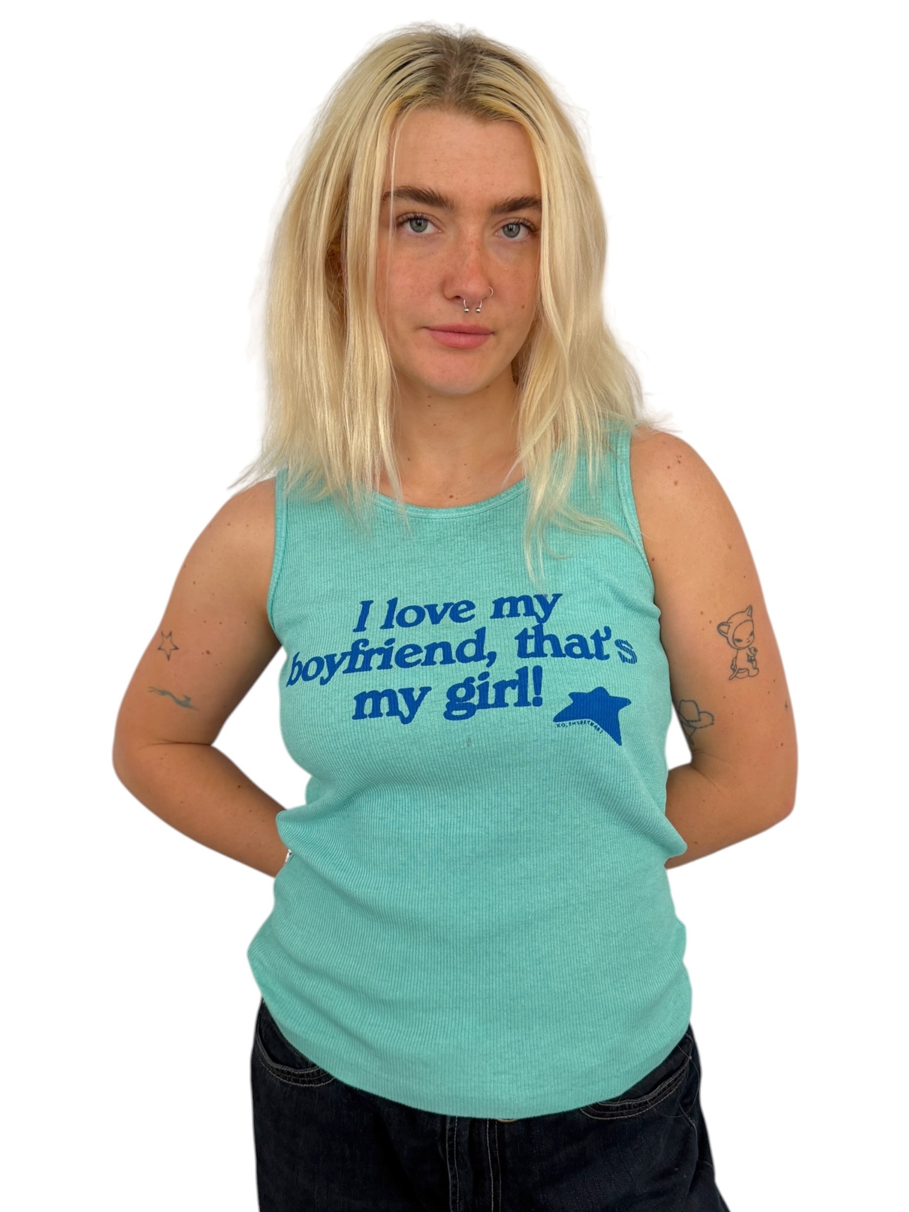 I Love My Boyfriend, That's My Girl! Tank - M/L