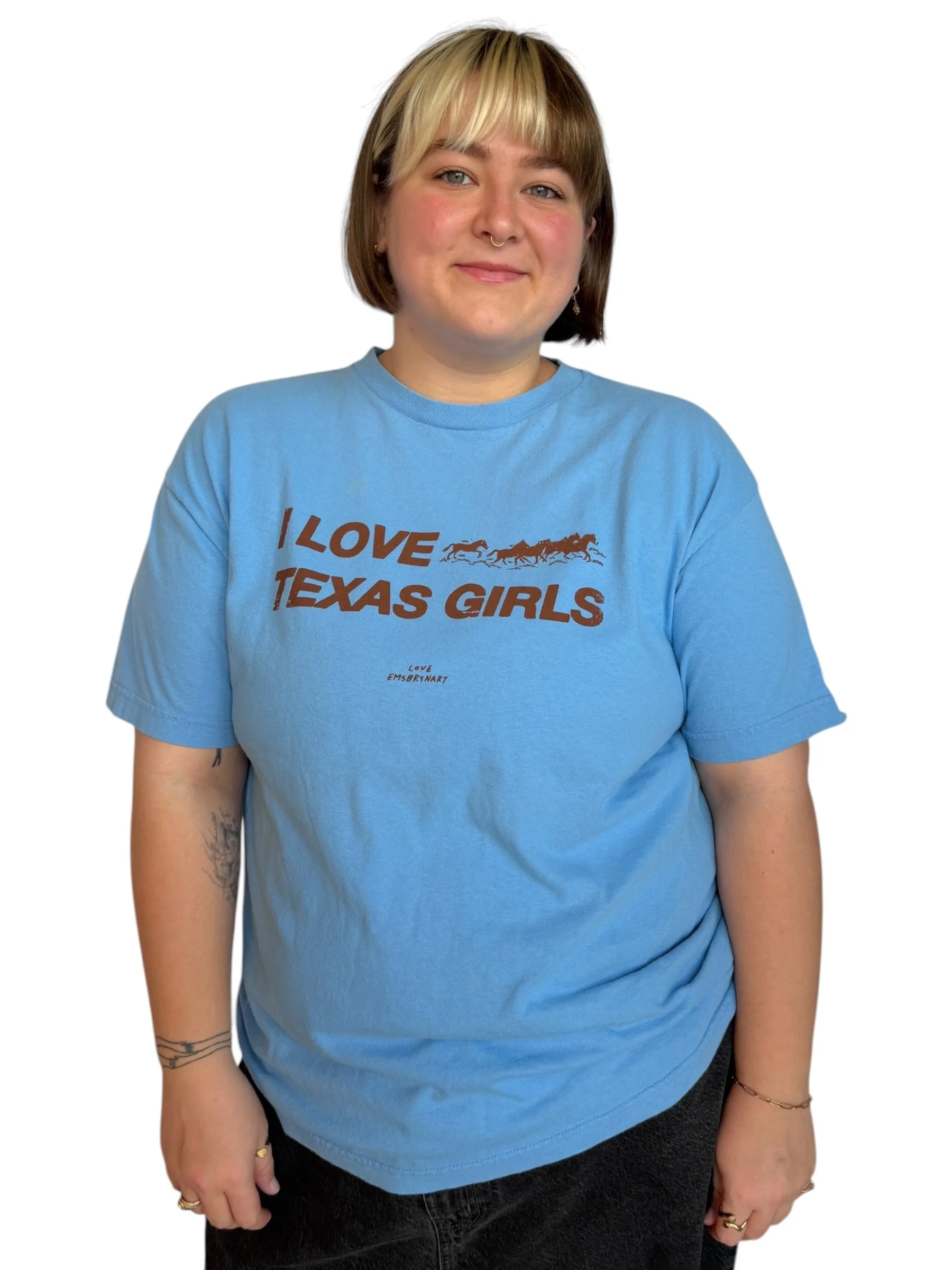 I Love Texas Girls Tee - XL