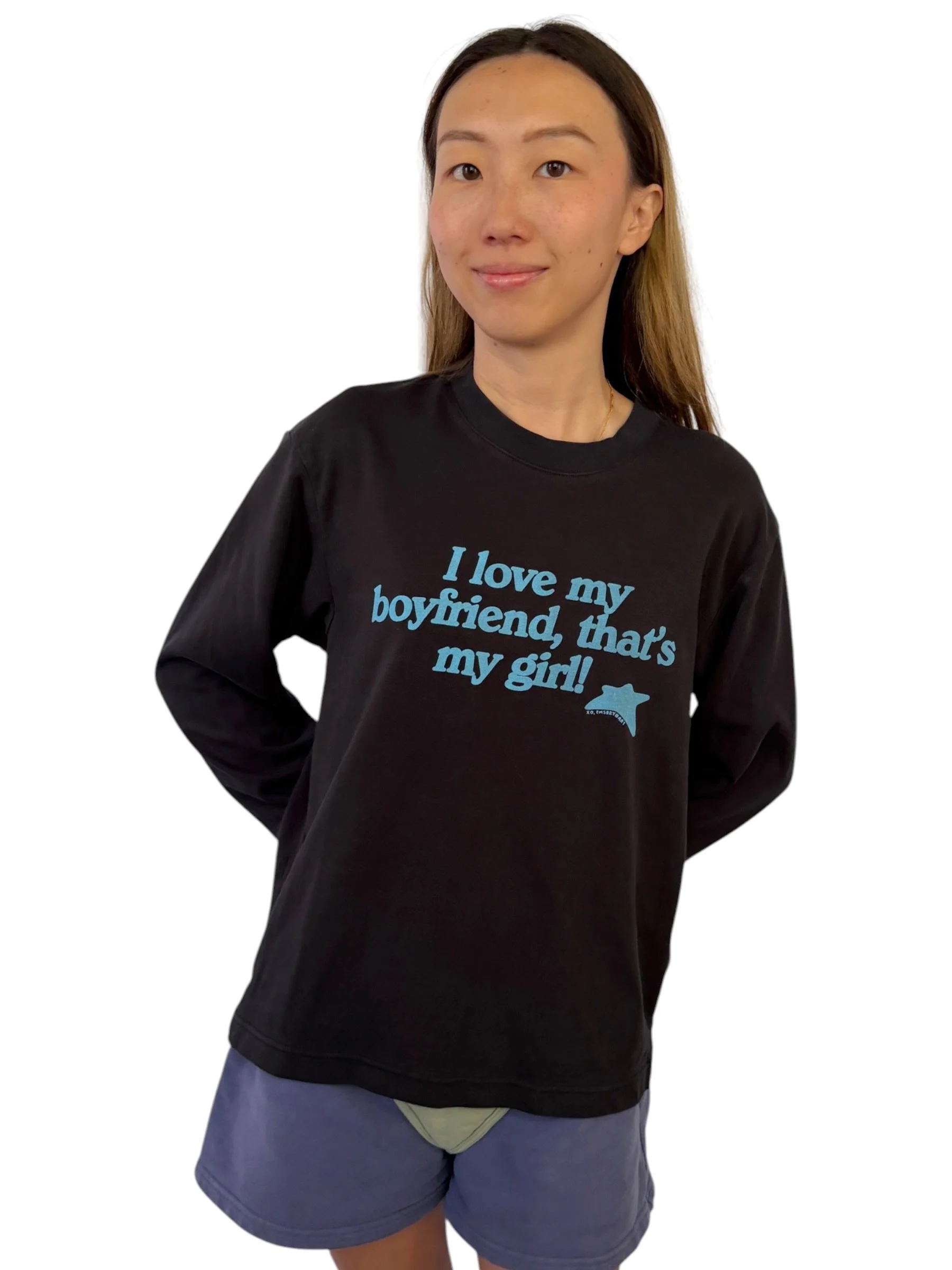 I Love My Boyfriend, That's My Girl Tee - XS/S