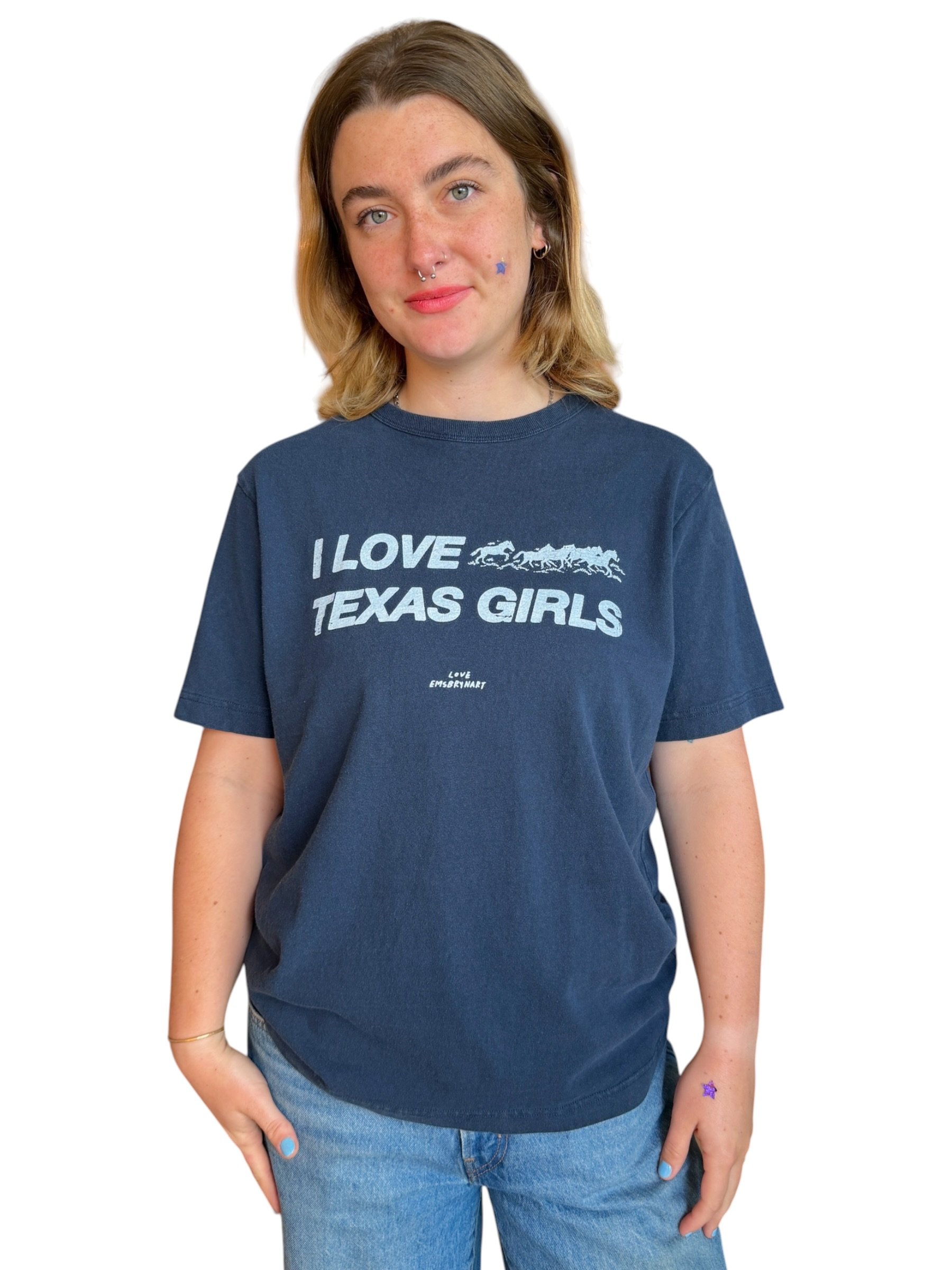 I Love Texas Girls Tee - L