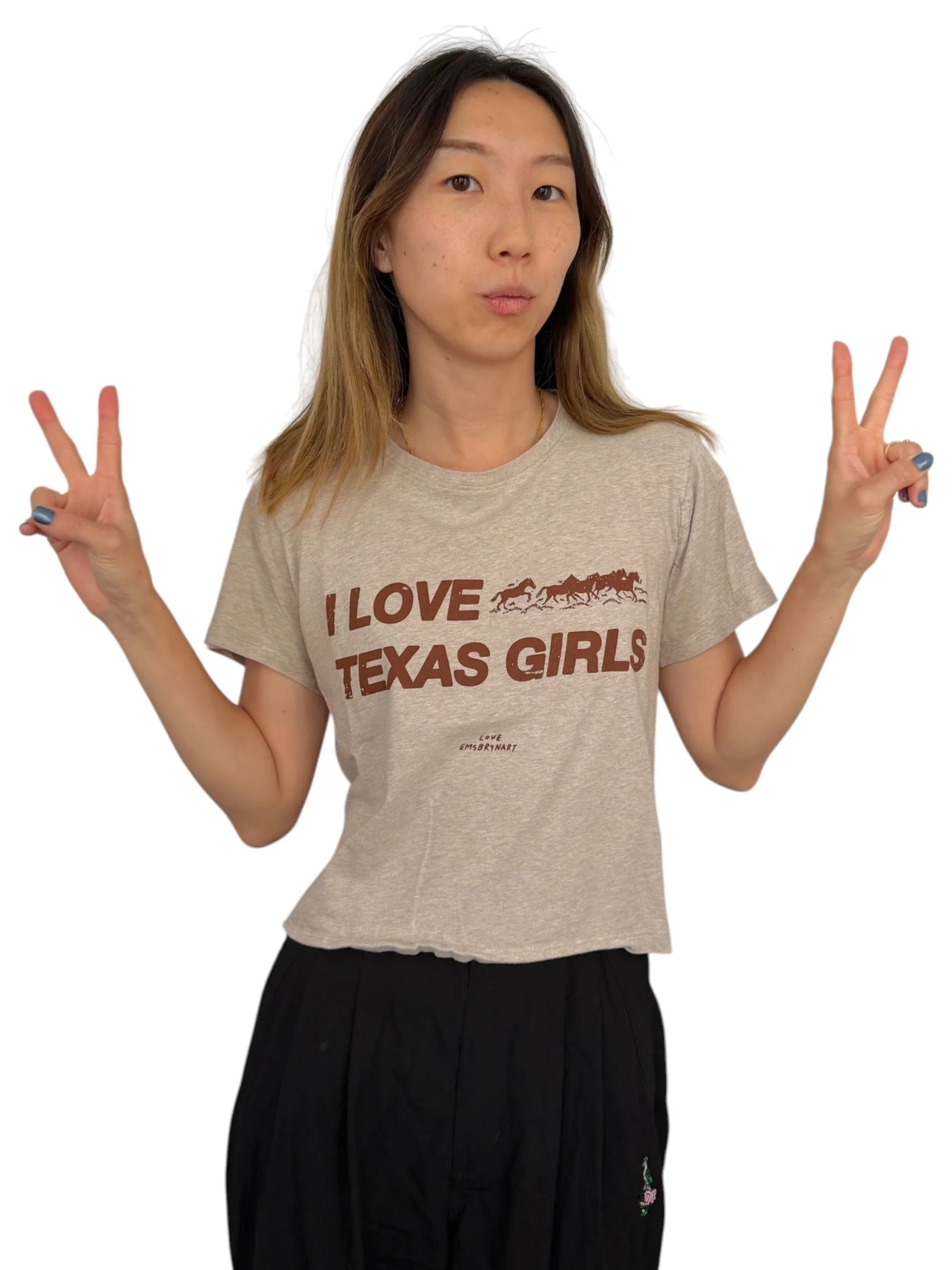 I Love Texas Girls Tee - S