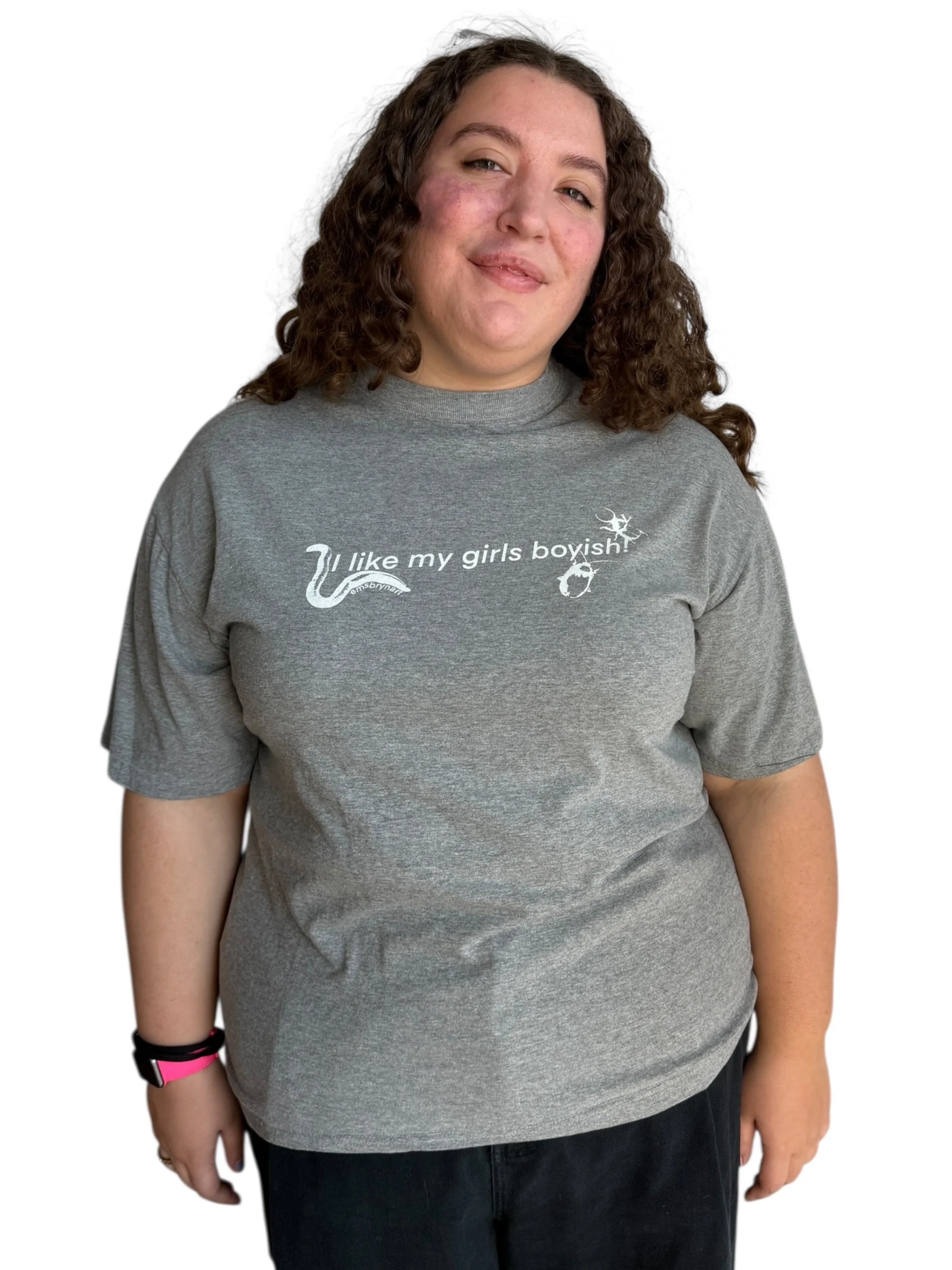 i like my girls boyish tee - 2xl