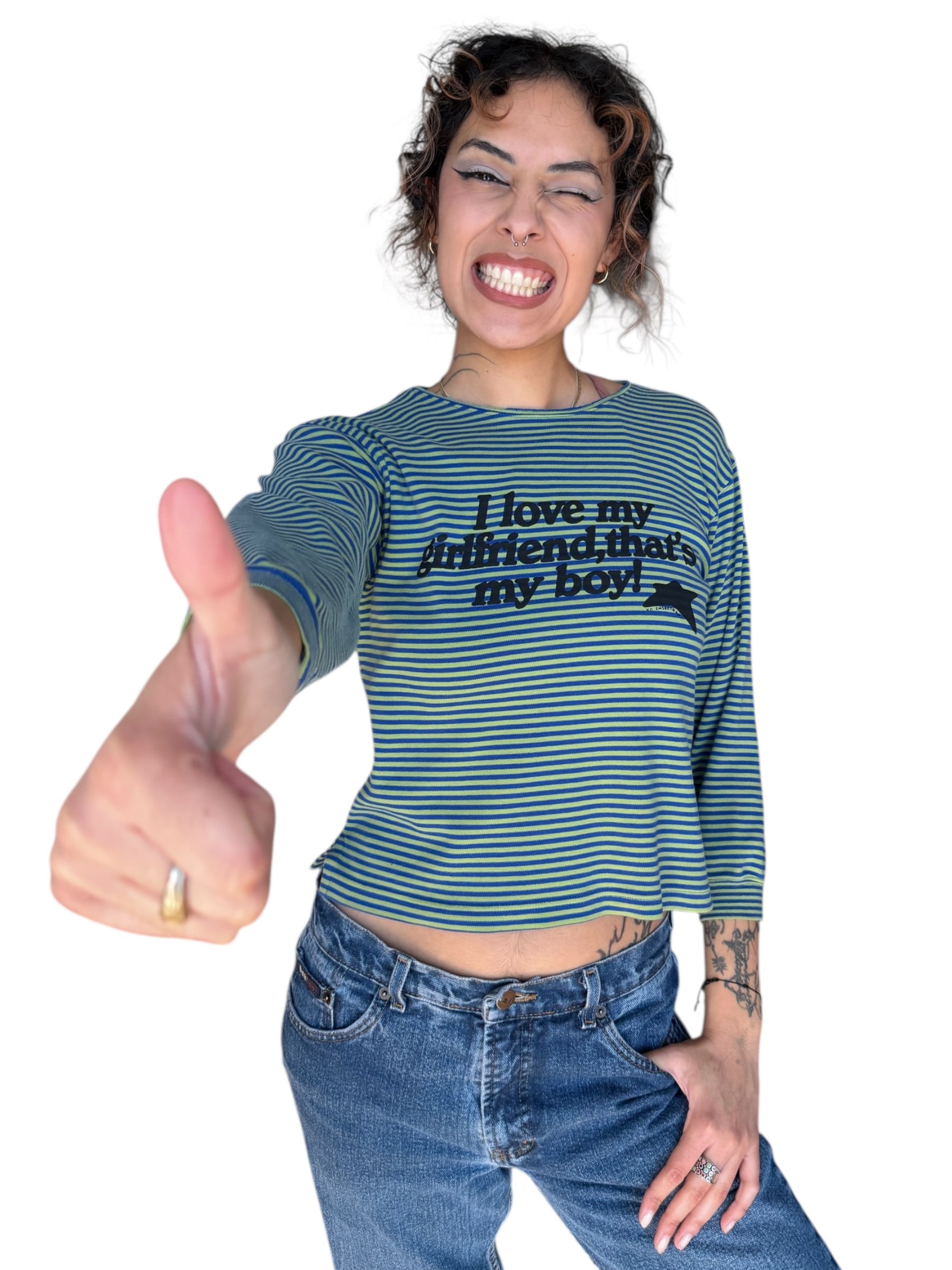 i love my girlfriend, that's my boy tee - S/M