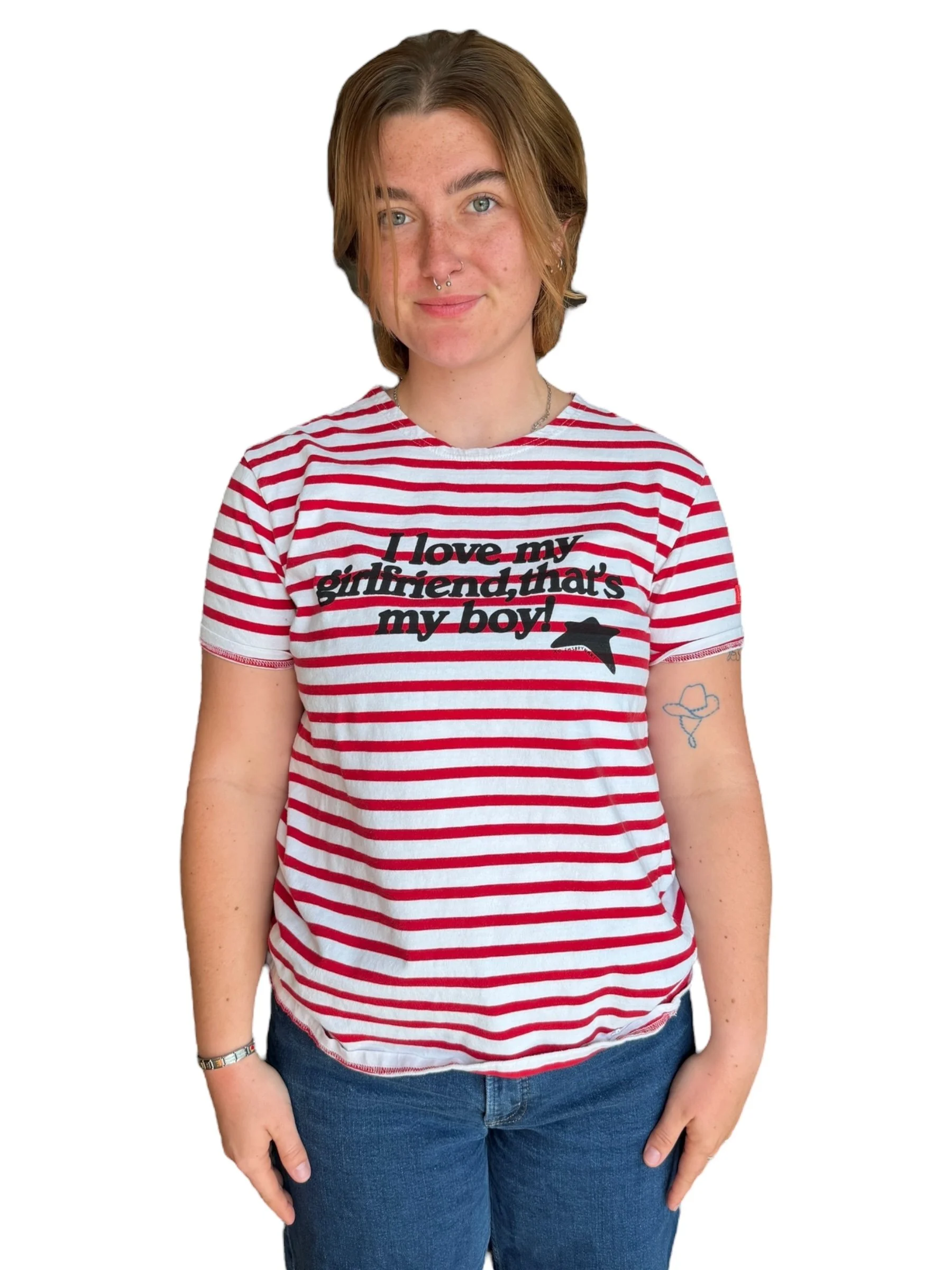 i love my girlfriend, that's my boy tee - m/l