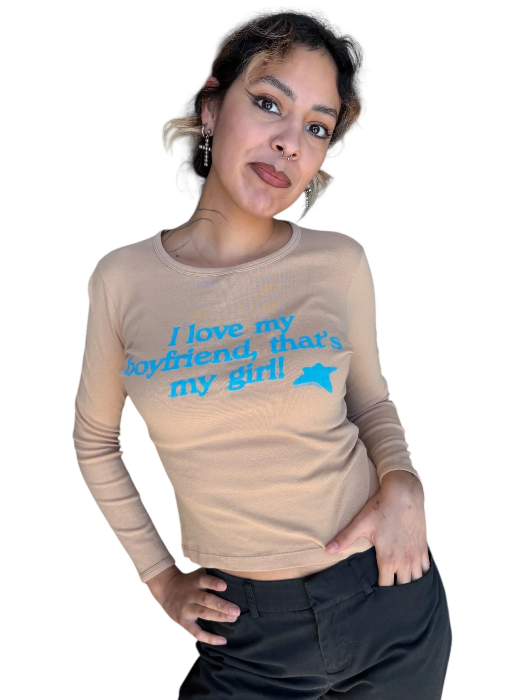 i love my boyfriend, that's my girl tee - s/m