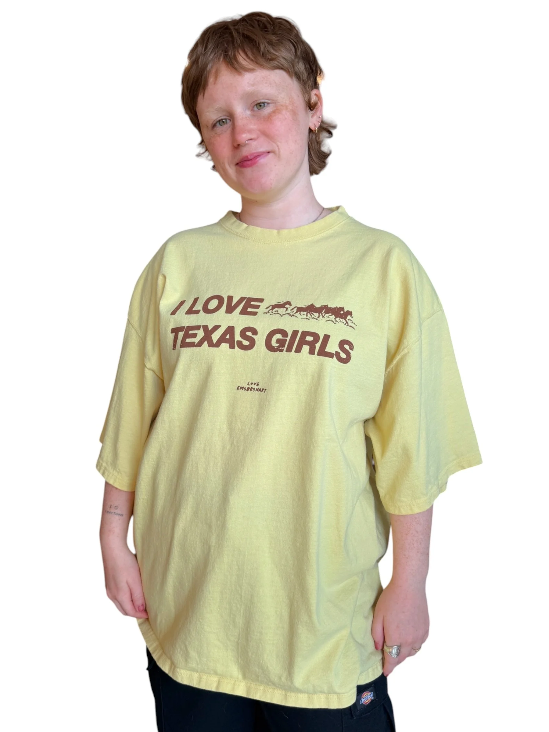 I Love Texas Girls Tee - XL