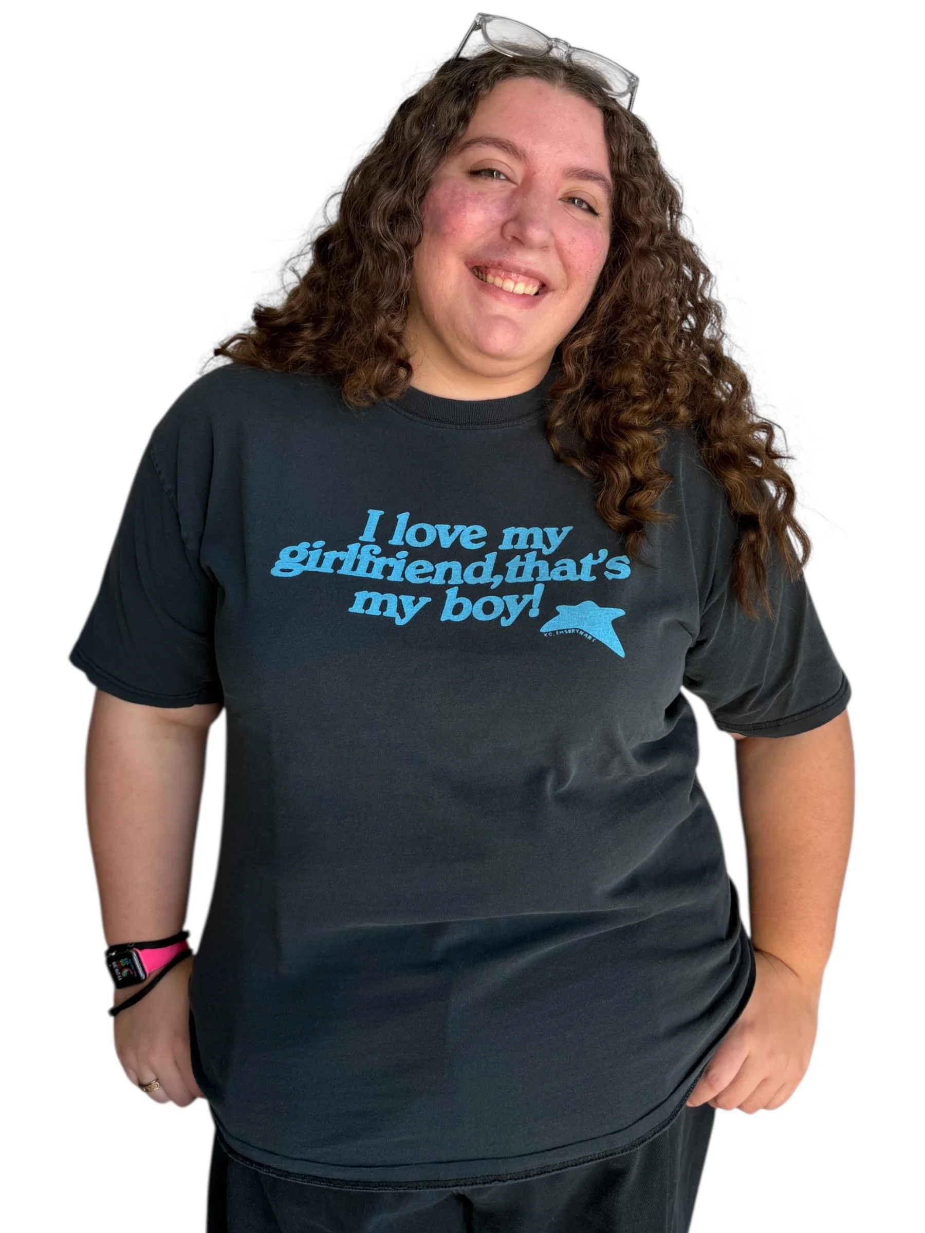 I Love My Girlfriend, That's My Boy! Tee - 2XL