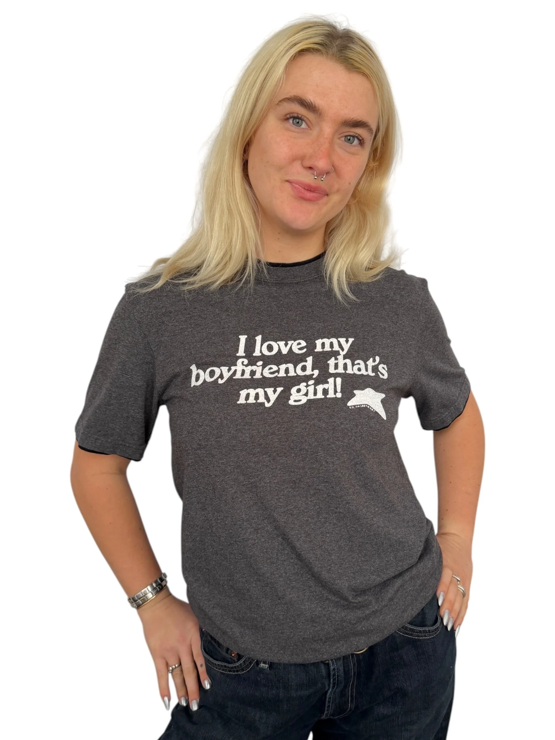 I Love My Boyfriend, That's My Girl! Tee - M