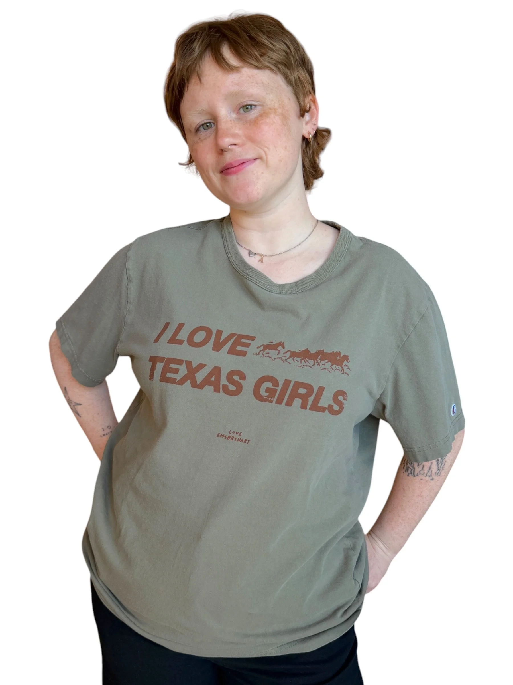 I Love Texas Girls Tee - 2XL