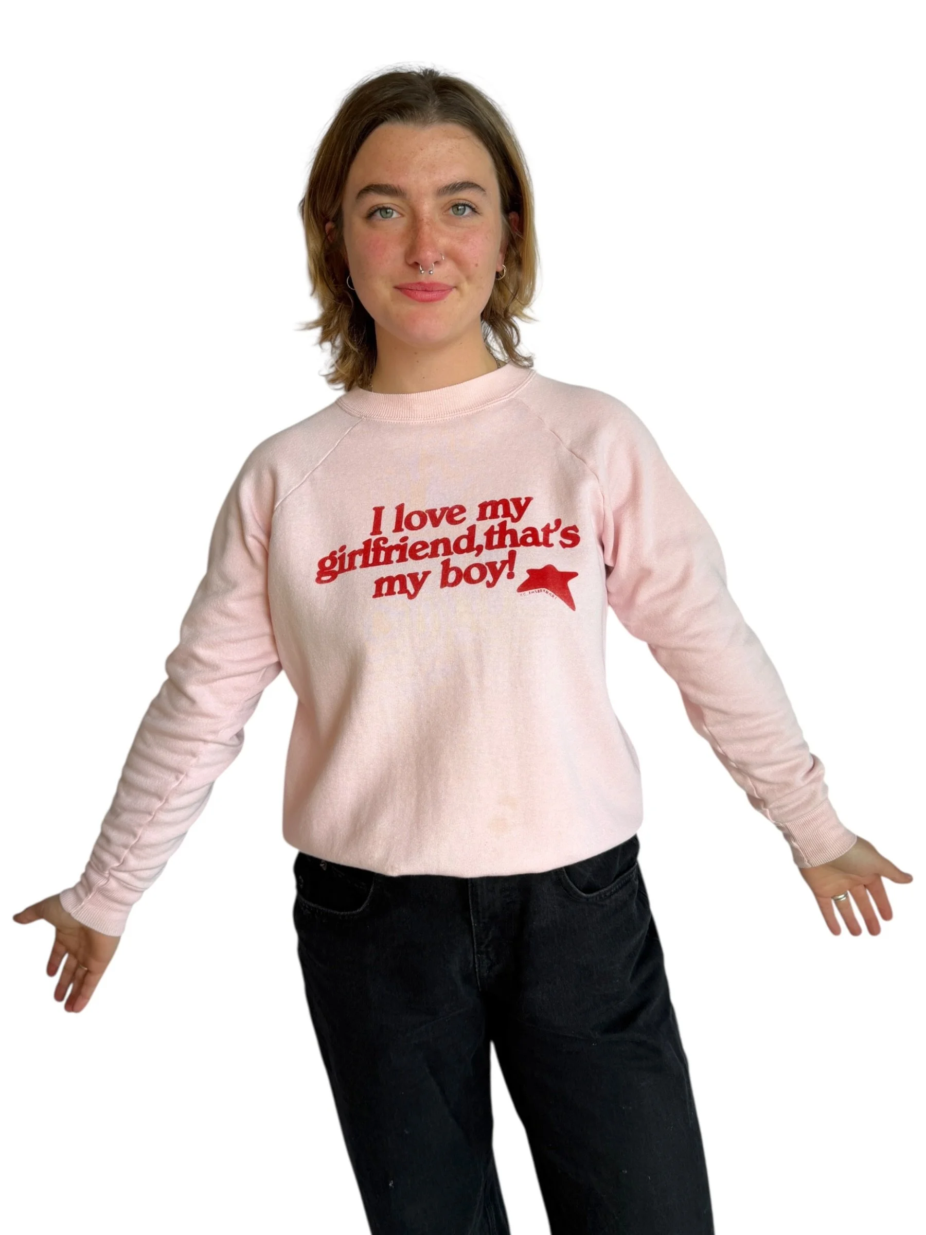I Love My Girlfriend, That's My Girl Sweatshirt - M/L