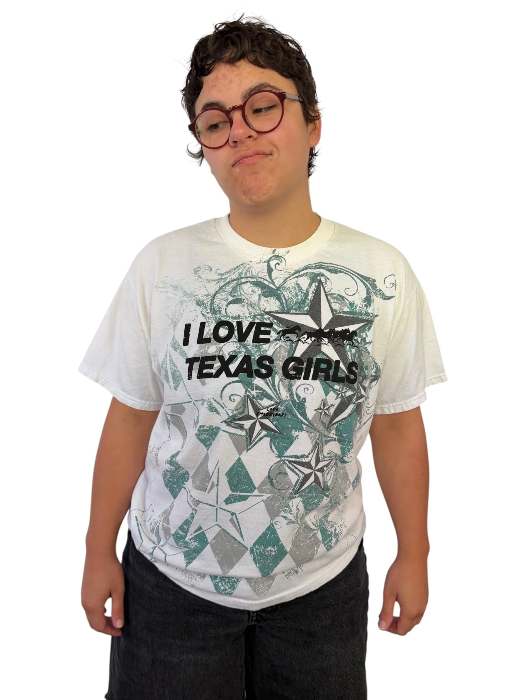 I Love Texas Girls Tee - L