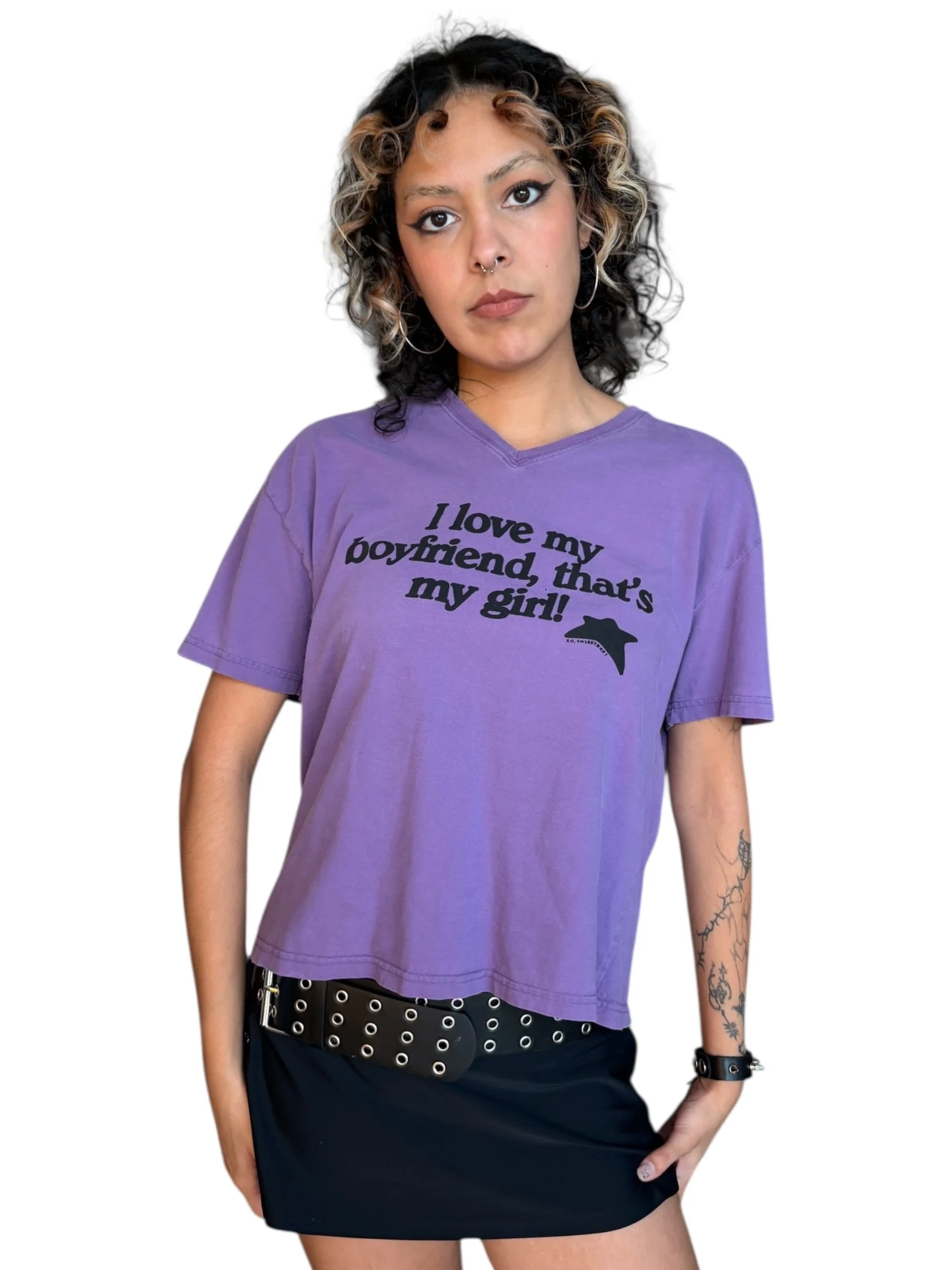 i love my boyfriend, that's my girl tee - m/l