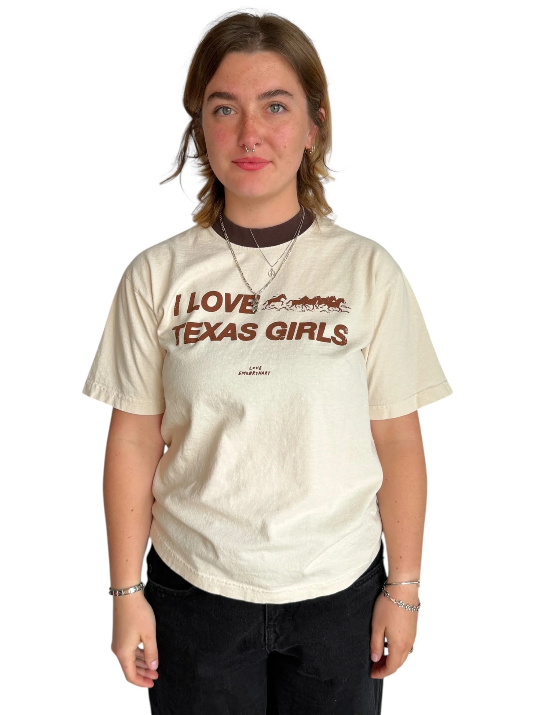 I Love Texas Girls Tee - M