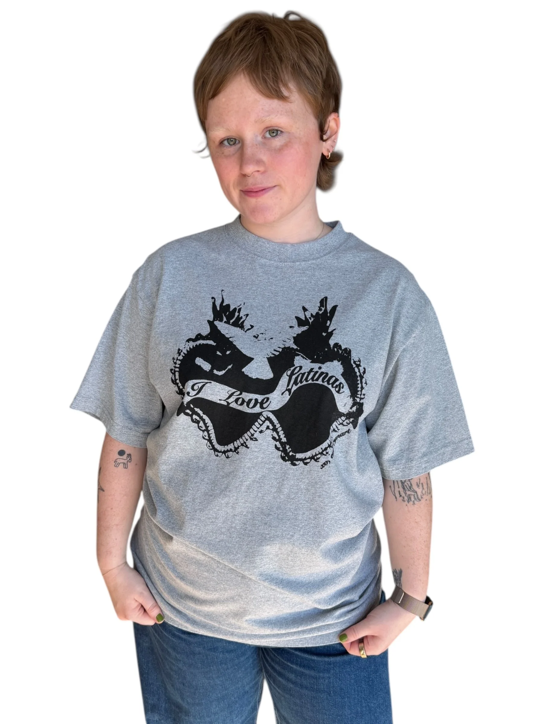 i love latinas tee - l