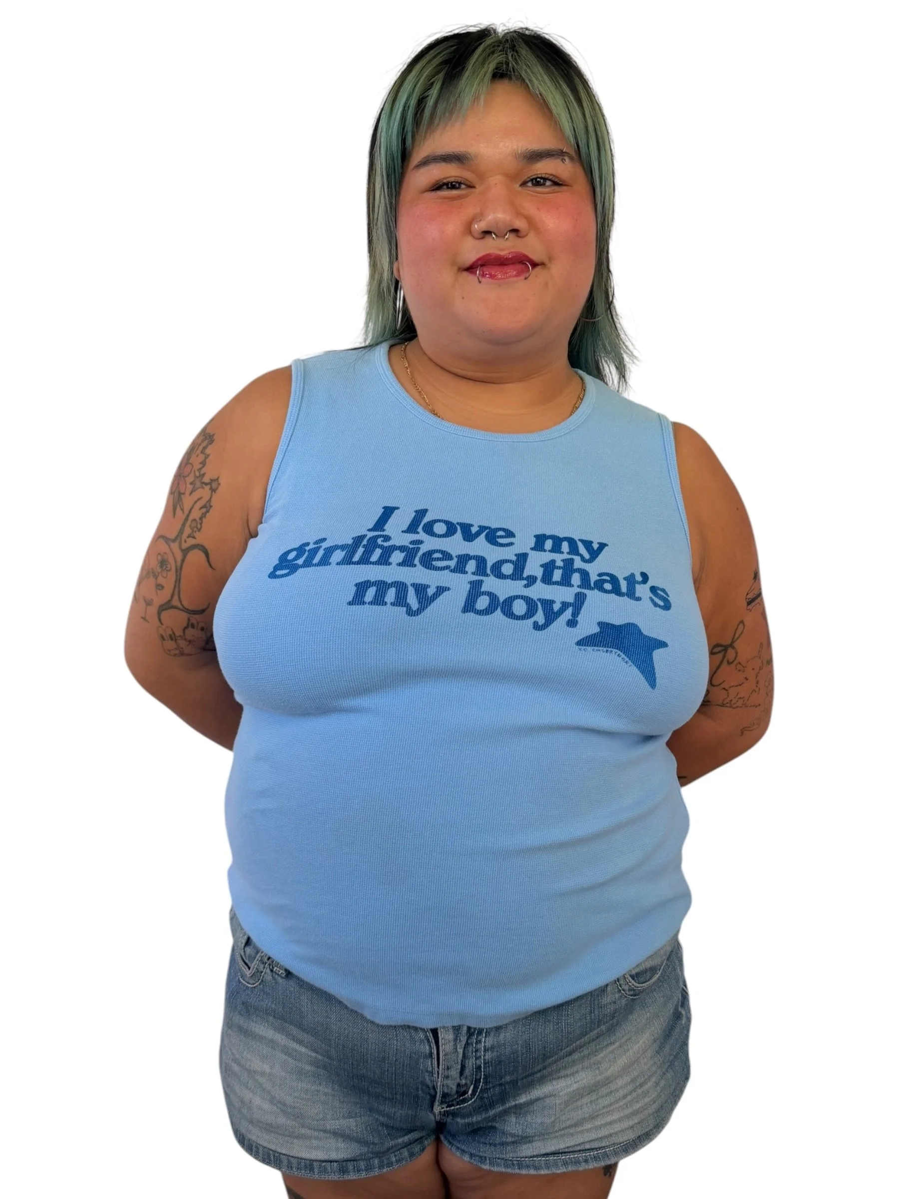 I Love My Girlfriend, That's My Boy Tank - XL