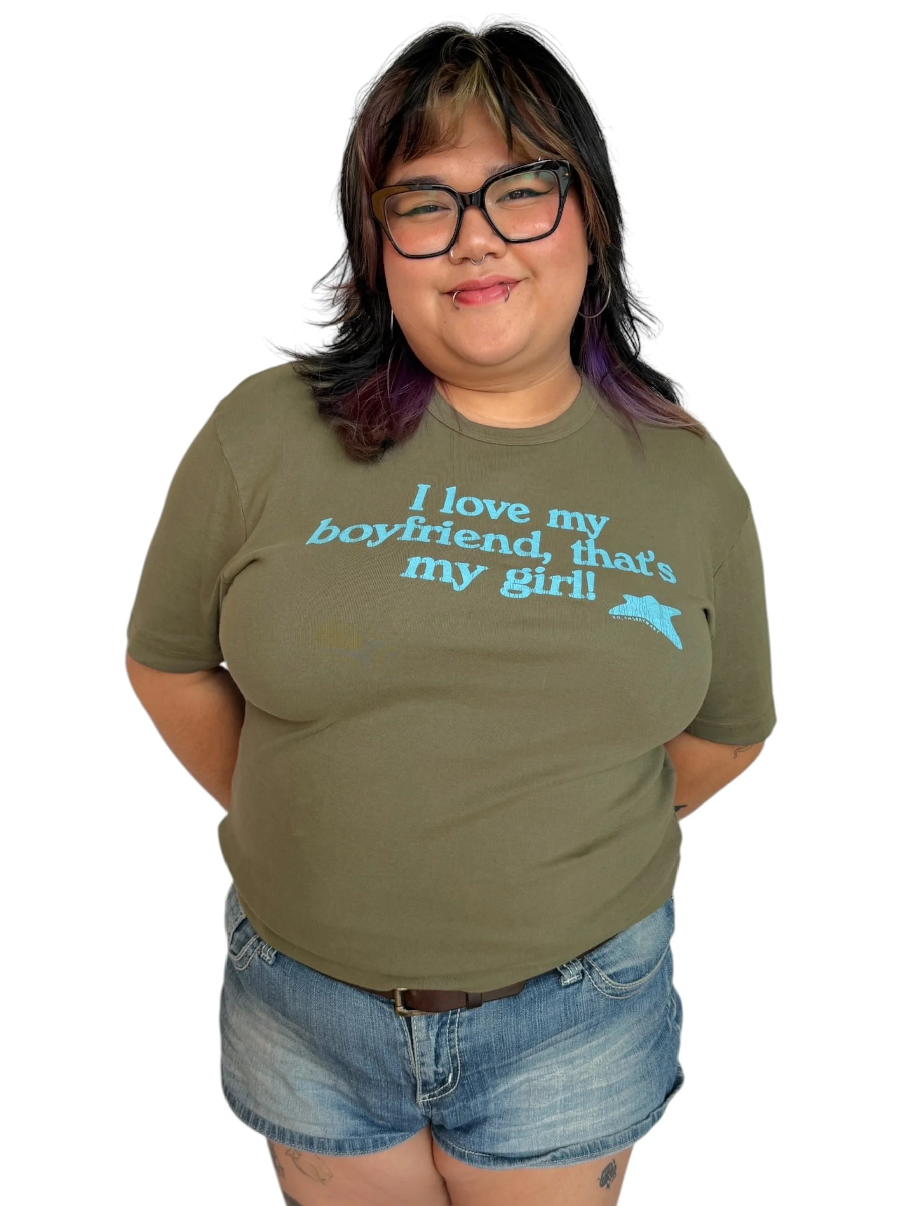 I Love My Boyfriend, That's My Girl Tee - XL