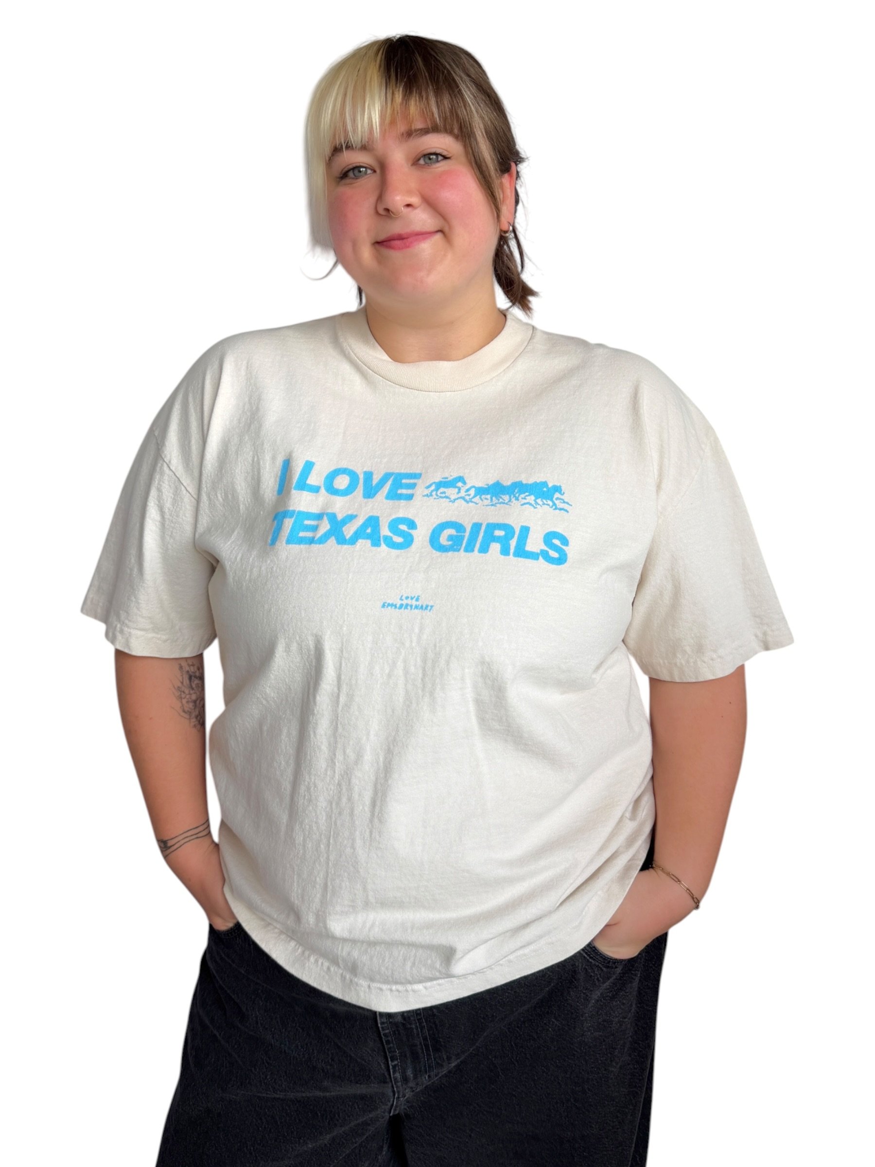 I Love Texas Girls Tee - XL
