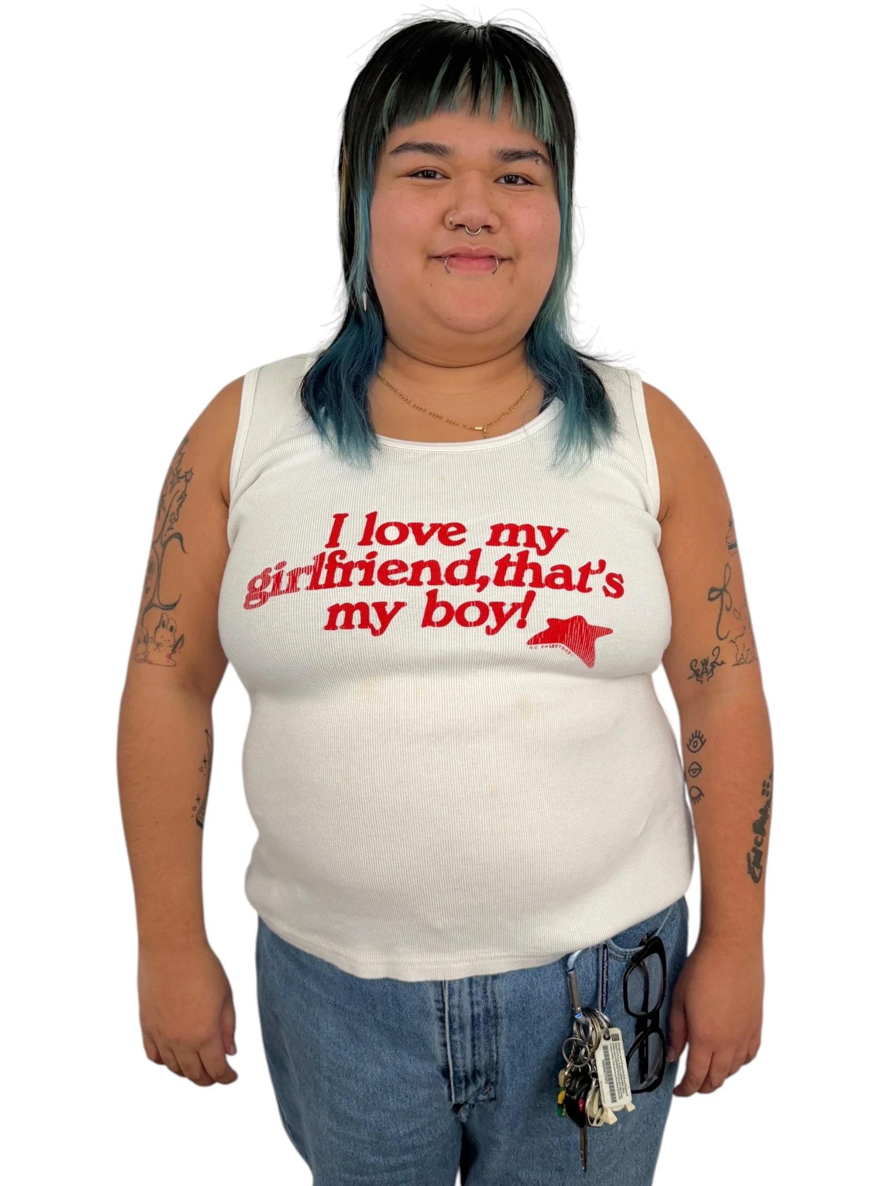 I Love My Girlfriend, That's My Boy! Tank - 2XL