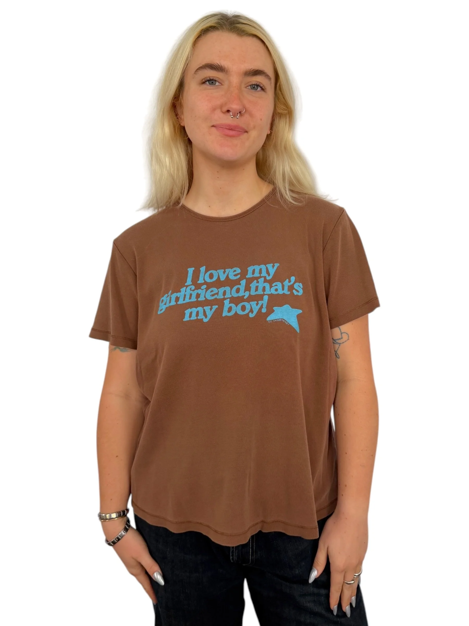 I Love My Girlfriend, That's My Boy! Tee - M/L