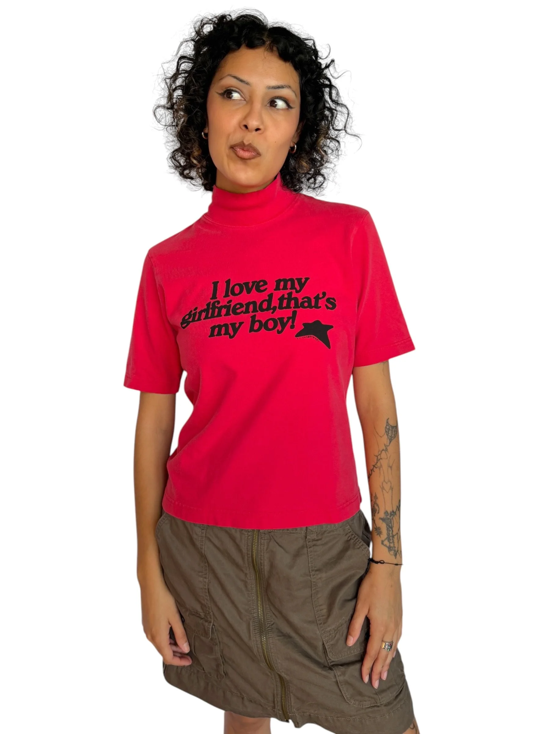 I Love My Girlfriend, That's My Boy Tee - S