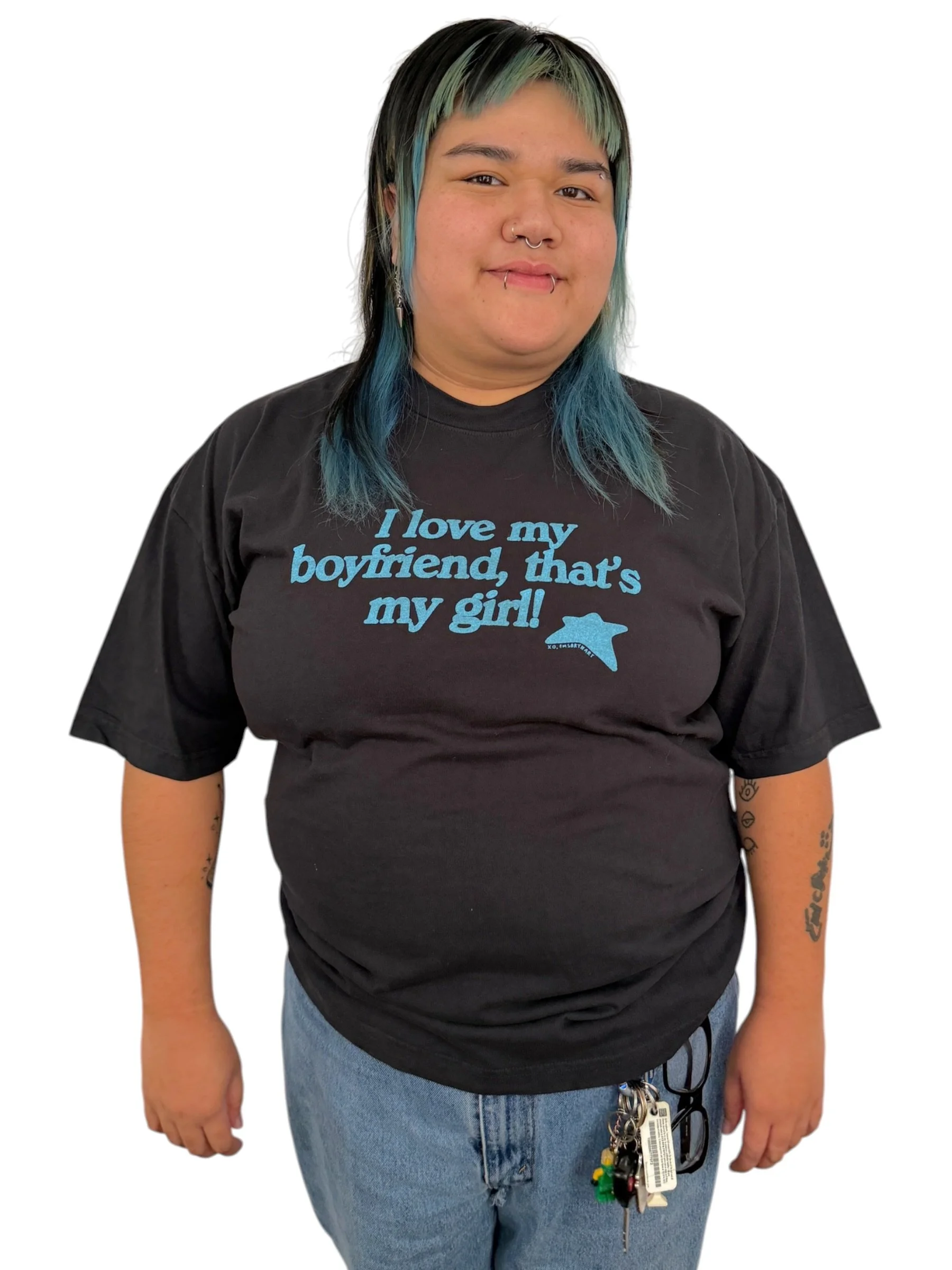 I Love My Boyfriend, That's My Girl! Tee - XL