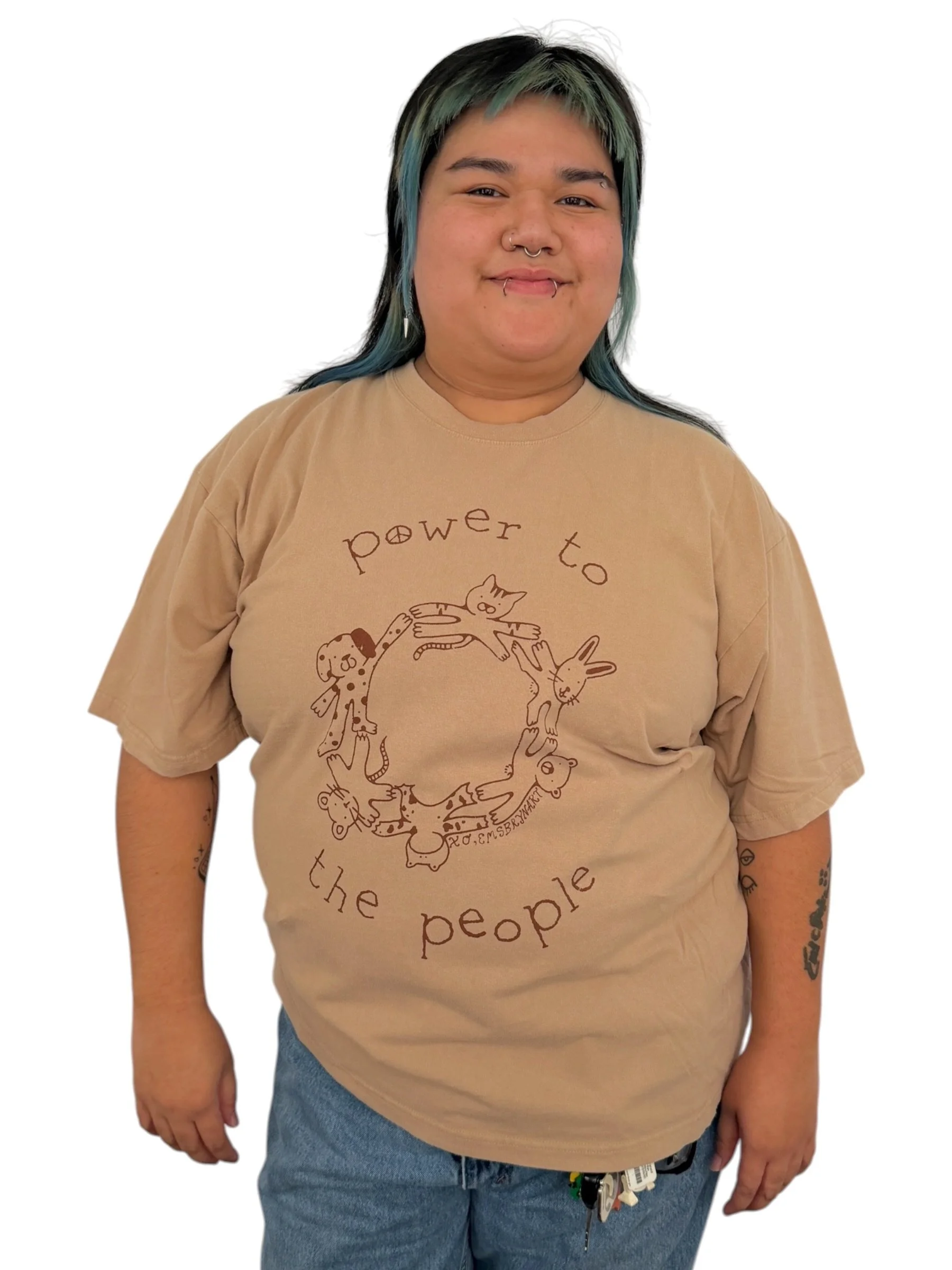 Power to the People Tee - XL