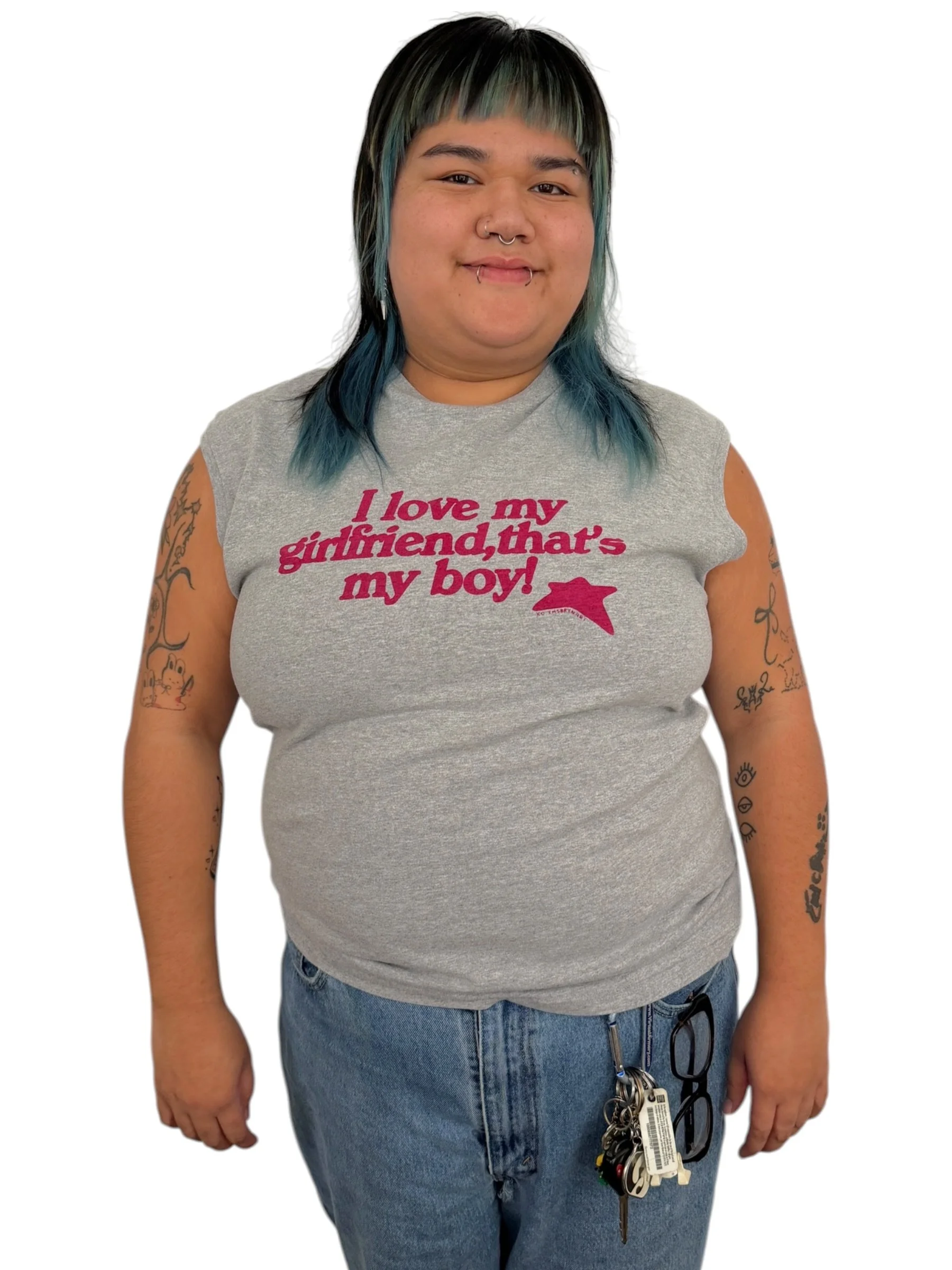 I Love My Girlfriend, That's My Boy! Cut Off - XL
