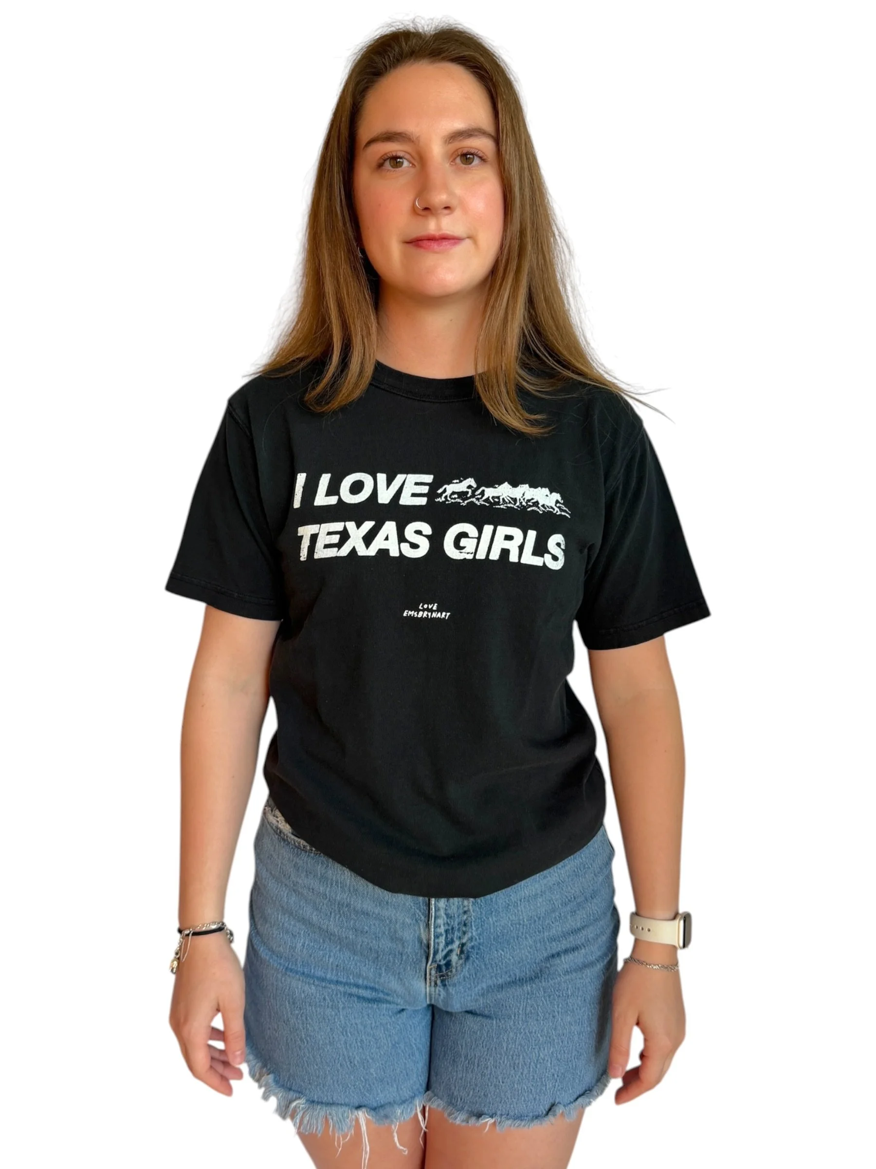 I Love Texas Girls Tee - M