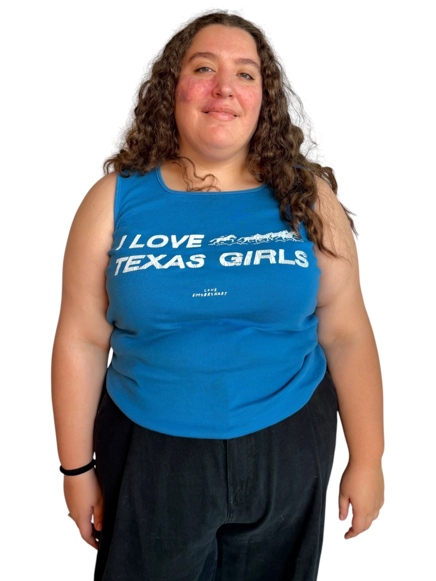 I Love Texas Girls Tank - XL