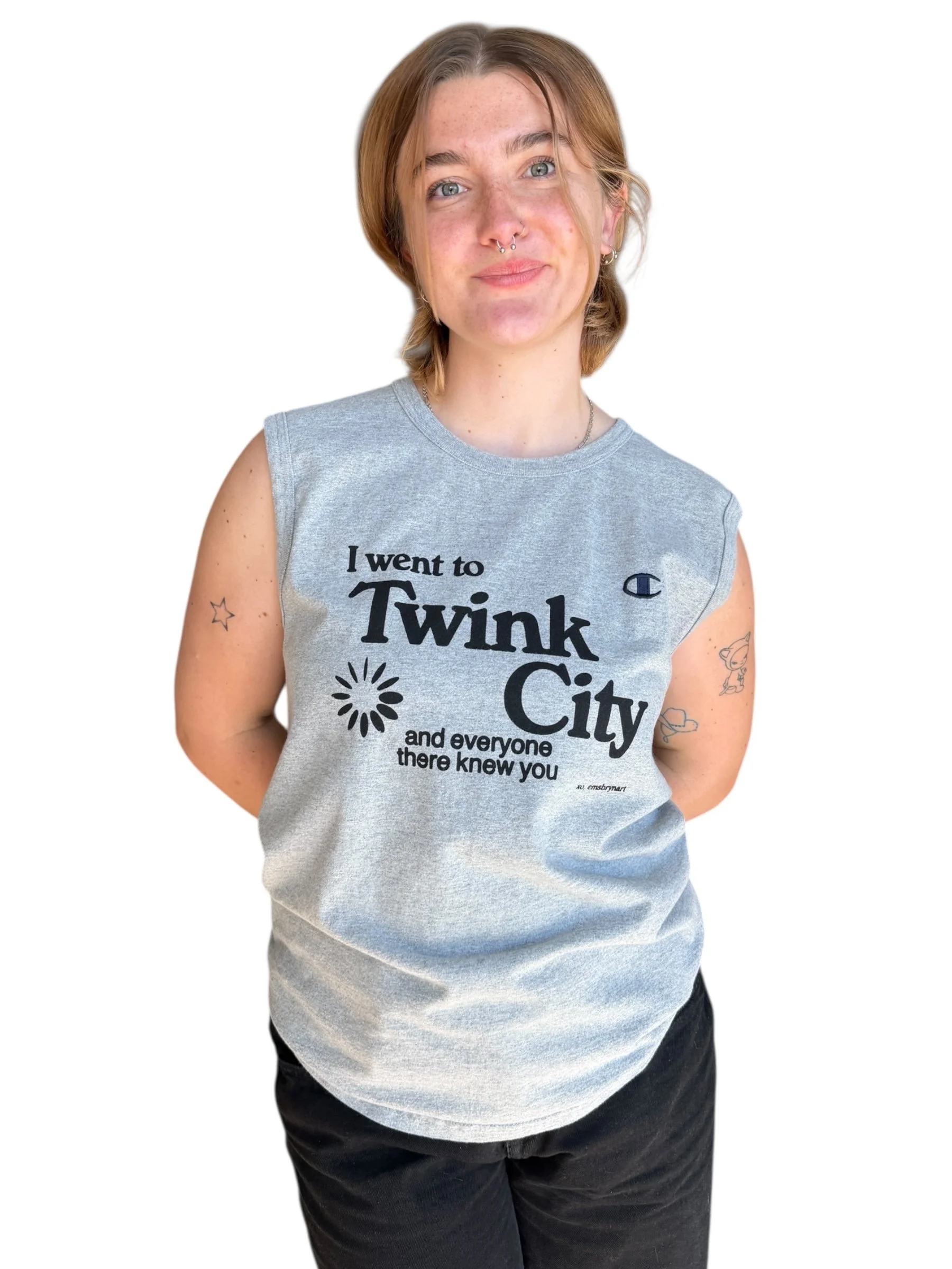 twink city tank - l
