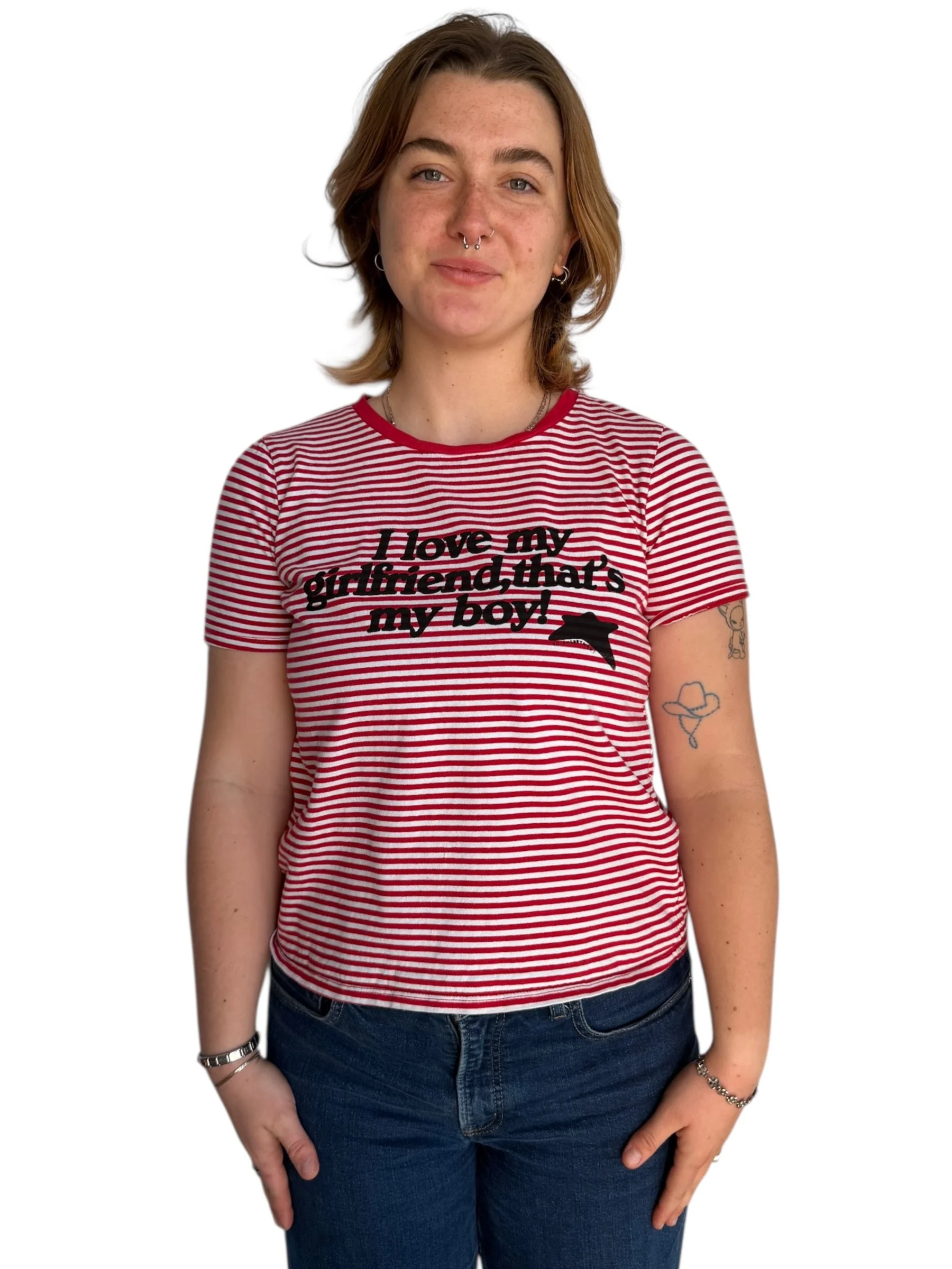 I Love My Girlfriend, That's My Boy! Tee - M