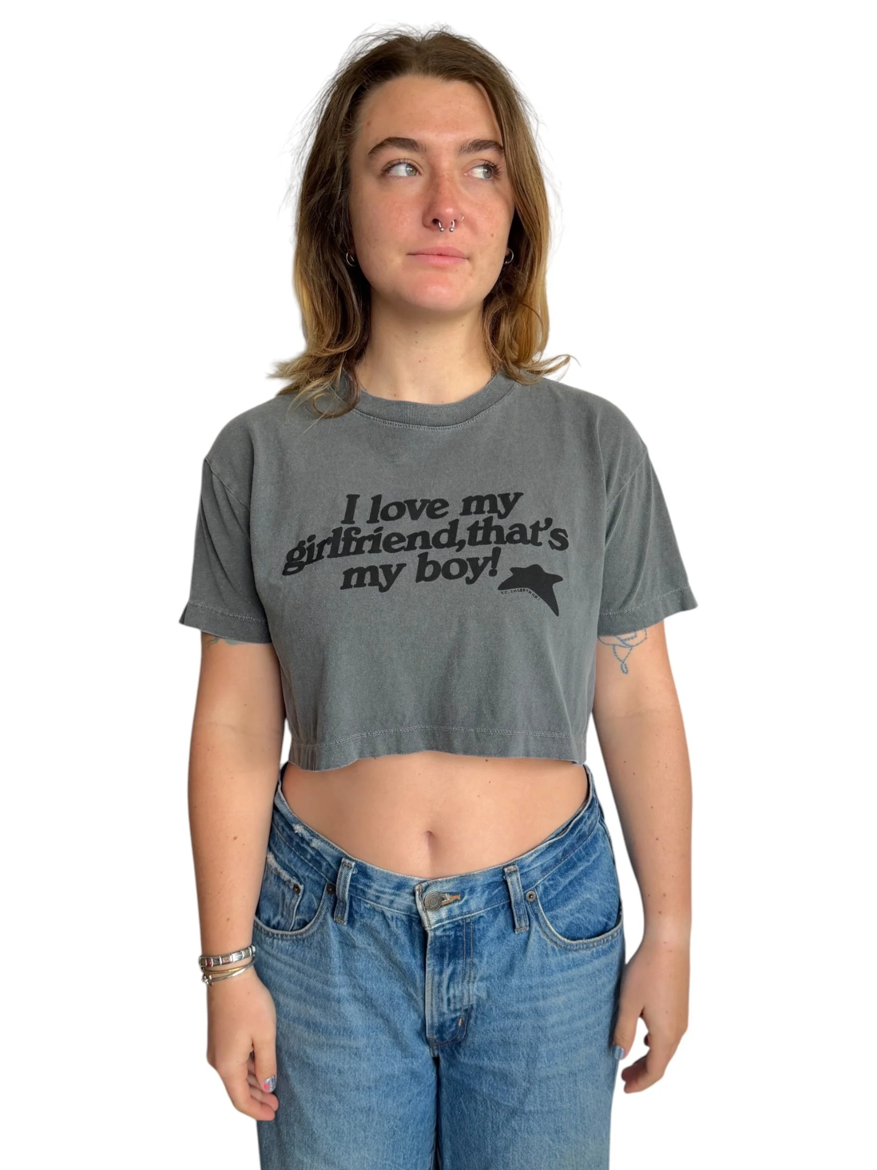 I Love My Girlfriend, That's My Boy Tee - S/M