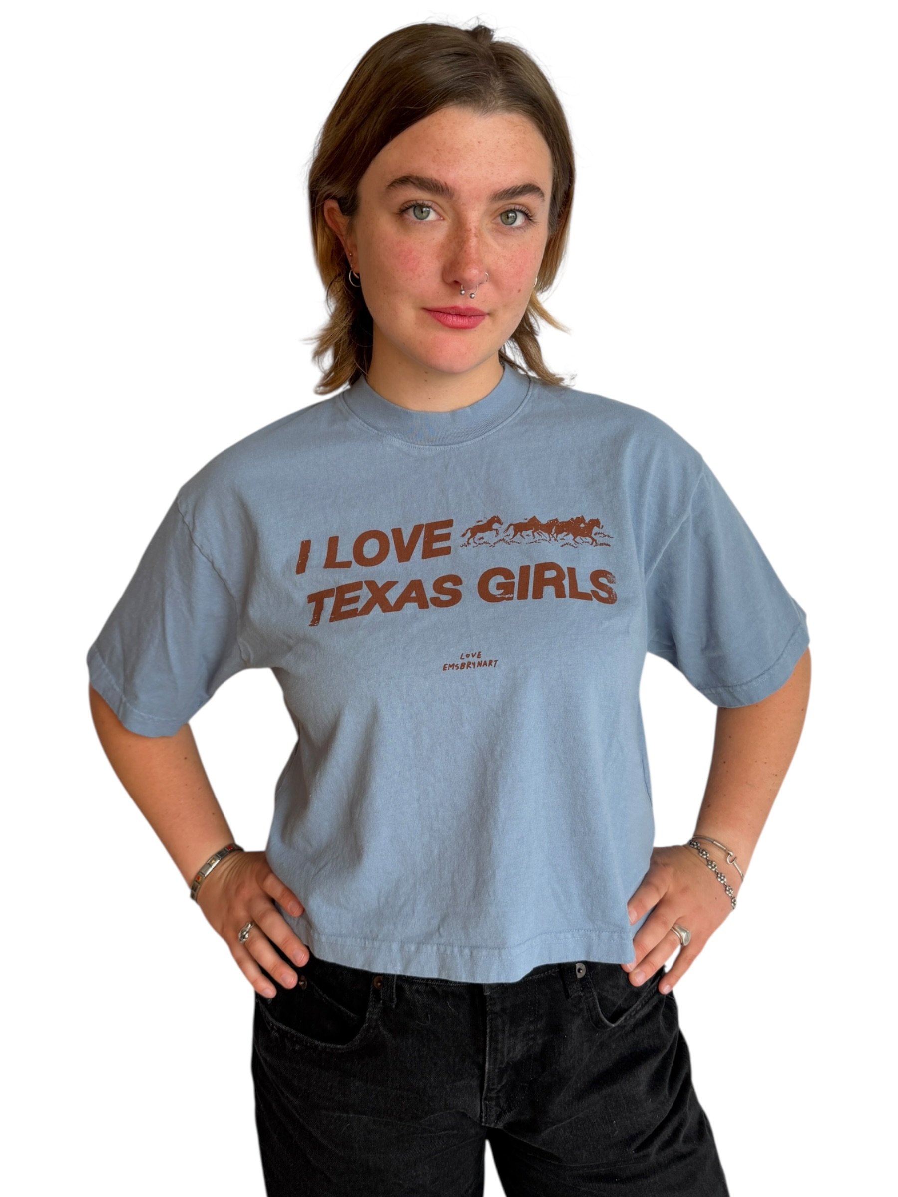I Love Texas Girls Tee - M