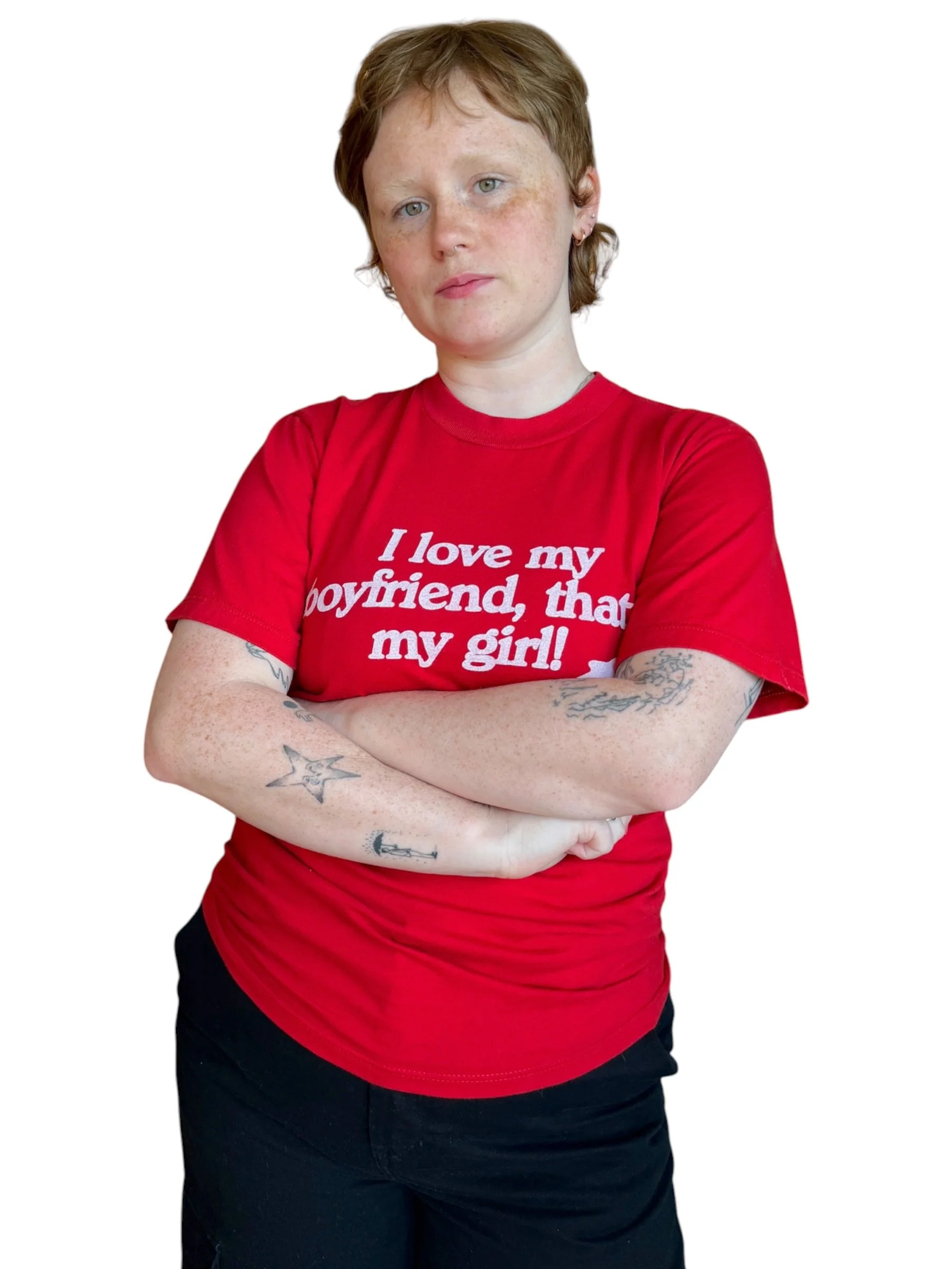I Love My Boyfriend, That's My Girl Tee - S/M