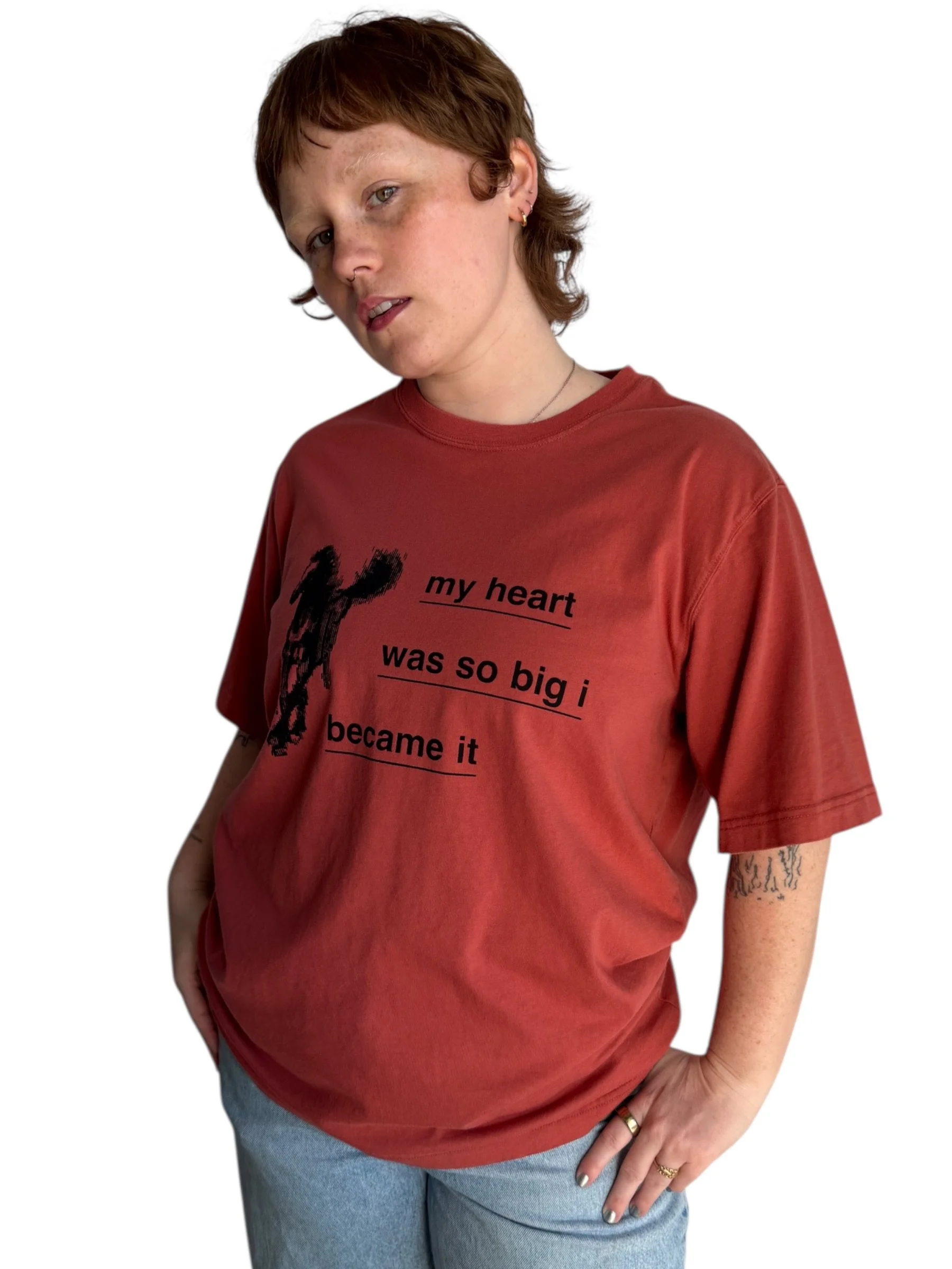 My Heart Was So Big I Became It Tee - L