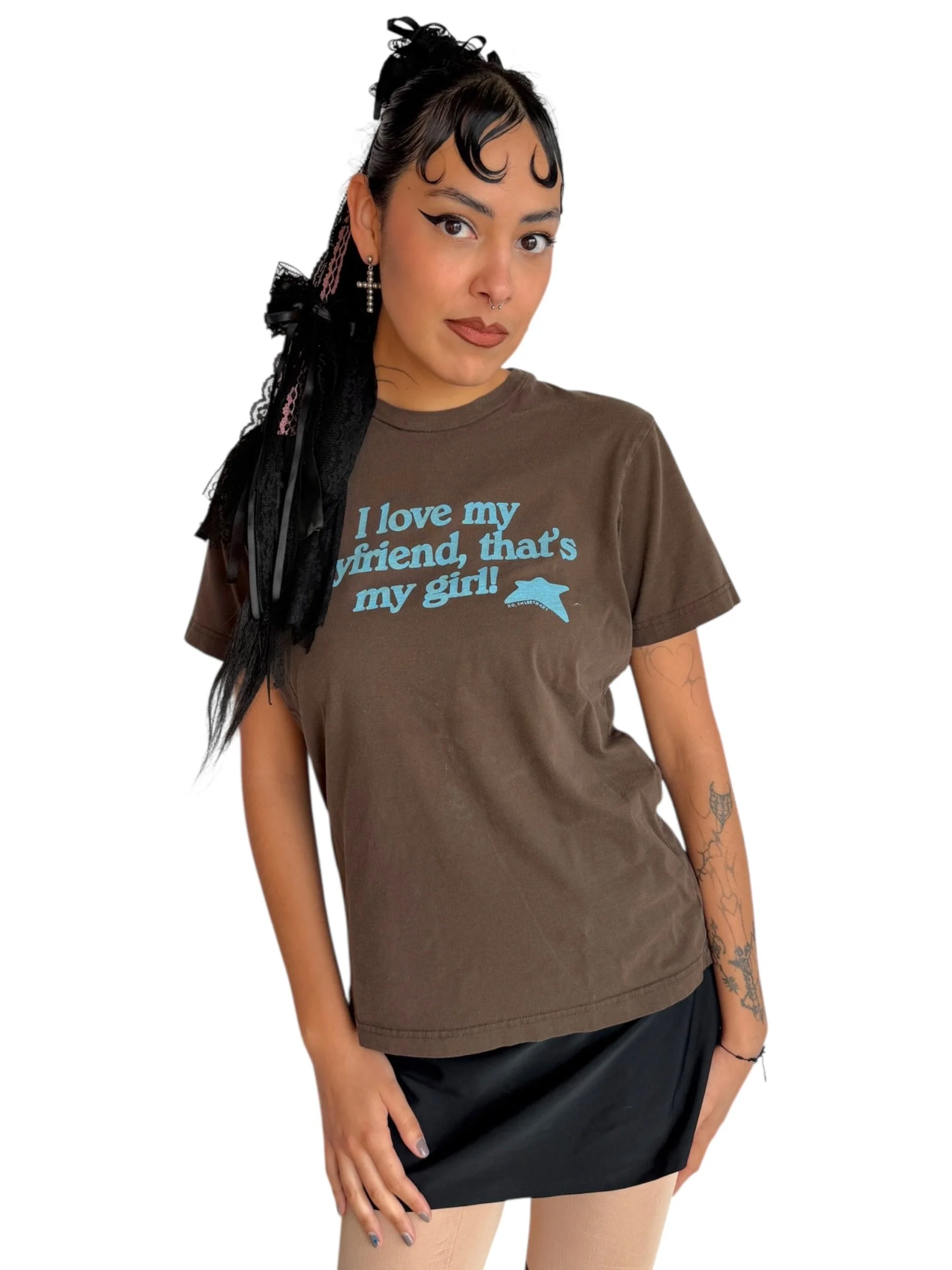 I Love My Boyfriend, That's My Girl Tee - S