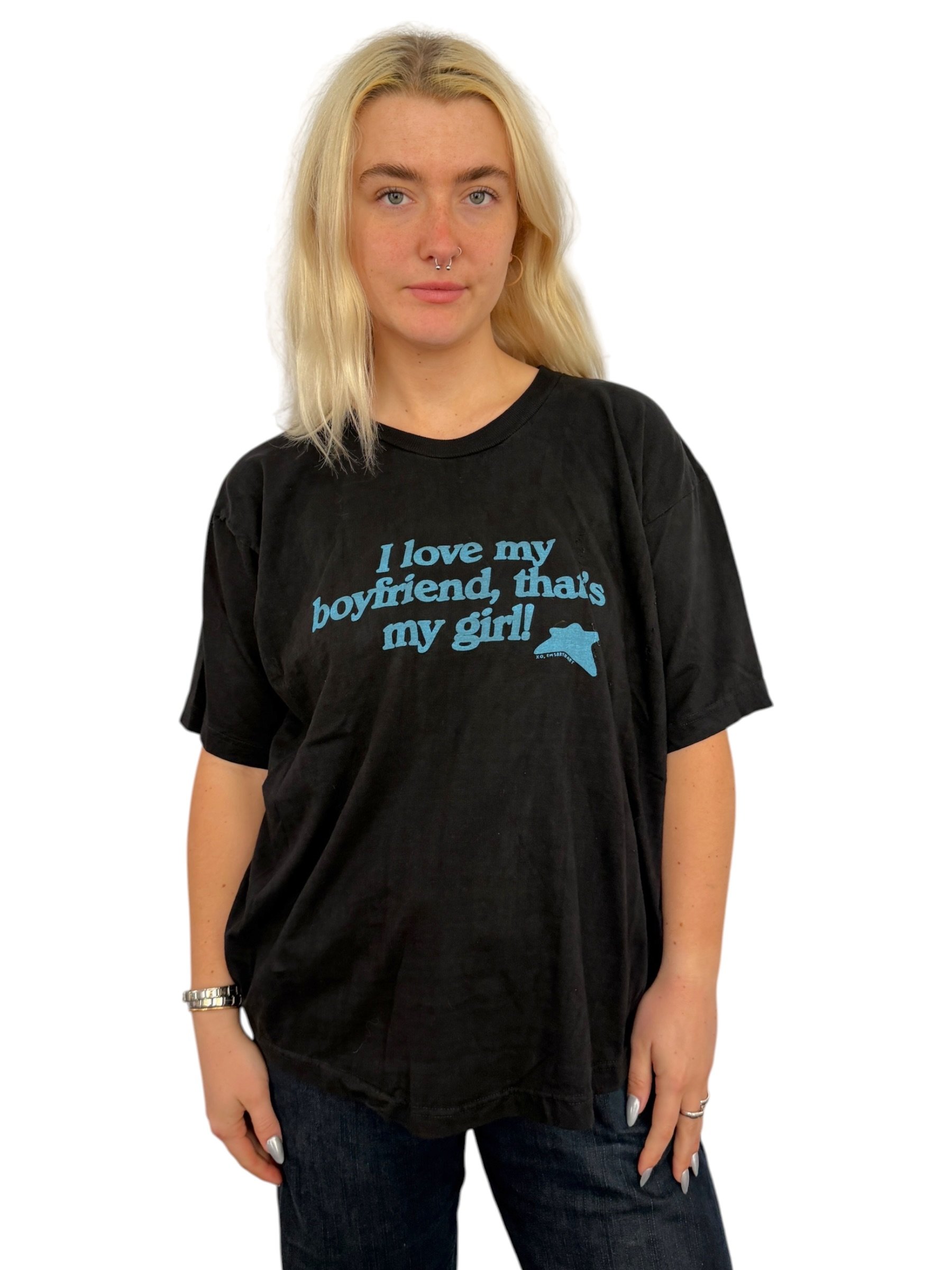 I Love My Boyfriend, That's My Girl! Tee - L