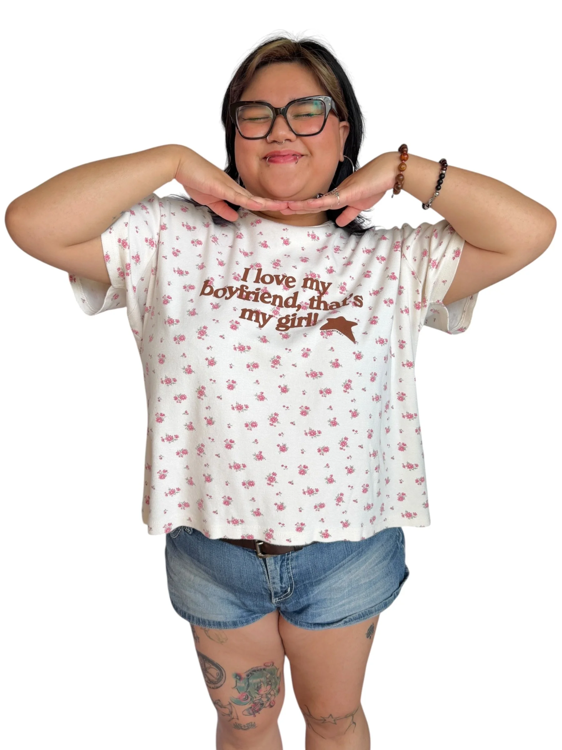 I Love My Boyfriend, That's My Girl Tee - XL